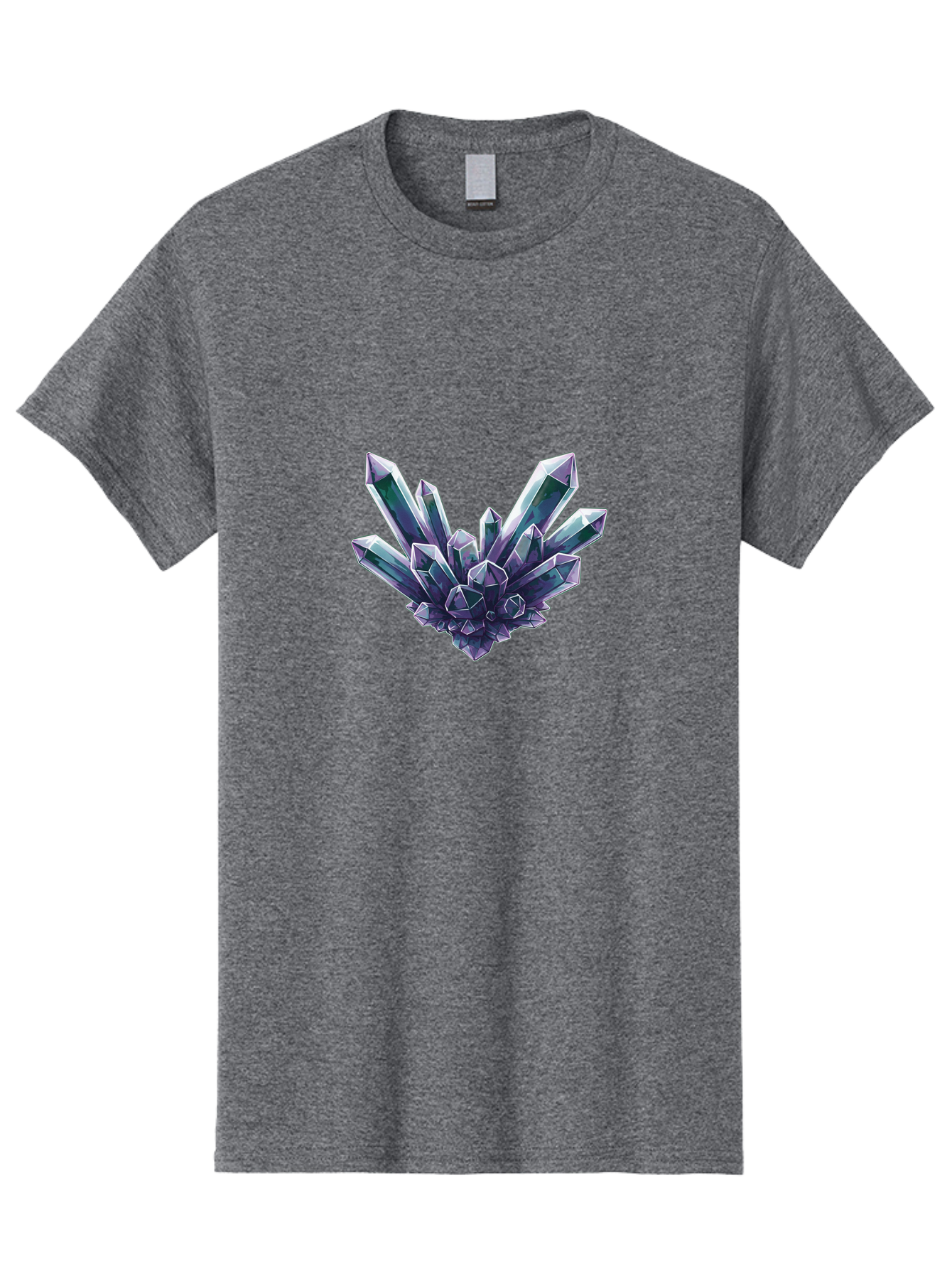 Amethyst-Crystal-Cluster-1 Men'S Graphic Tee, 100% Cotton, Comfortable Casual Summer Wear, Machine Washable, Vintage Camera, Old Camera, Antique Camera, Black Camera, Classic Photography, Photography Equipment, Nostalgic Device, Film Camera, Baj935 3