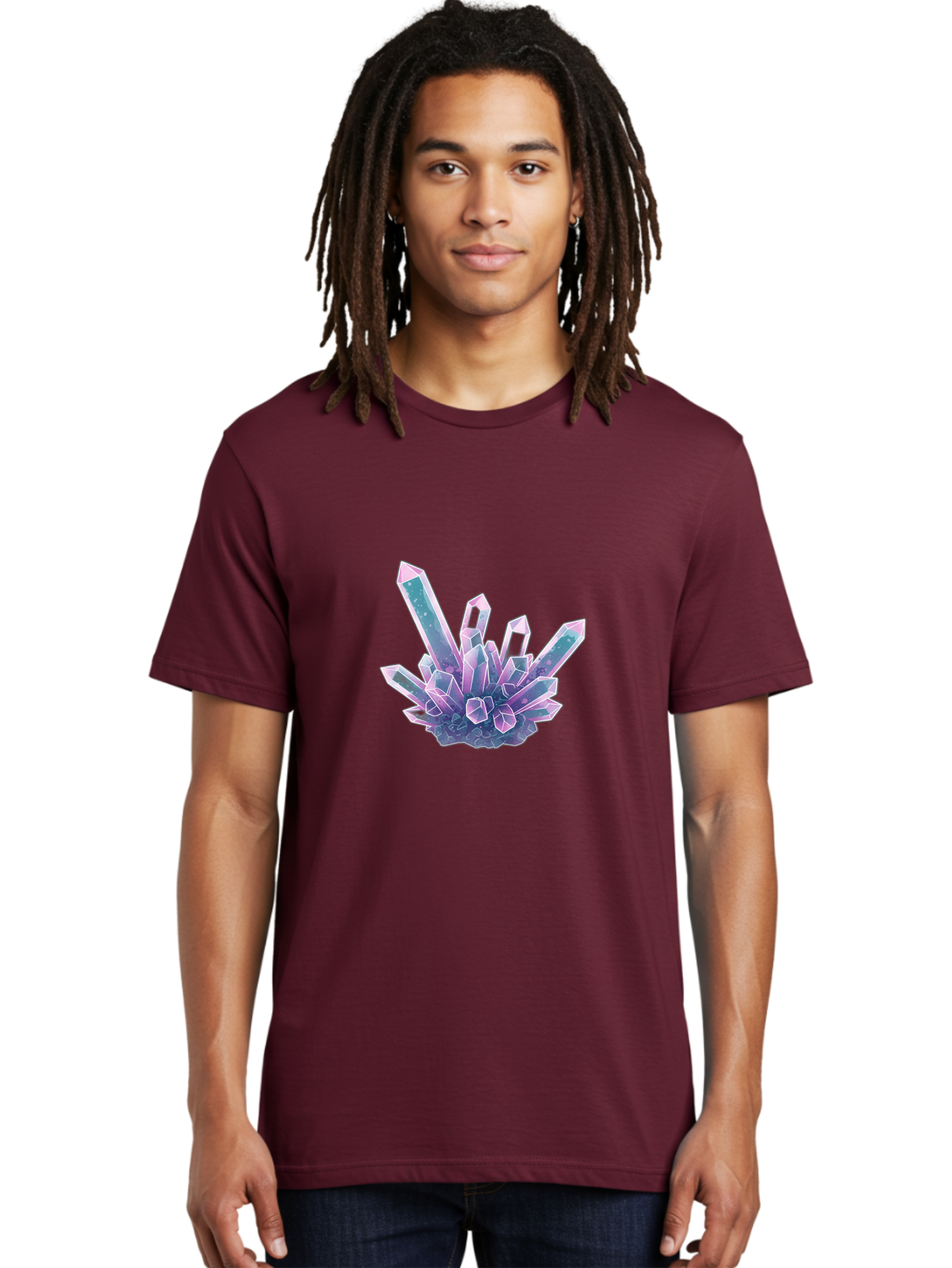 Amethyst-Crystal-Cluster Men'S Graphic Tee, 100% Cotton, Comfortable Casual Summer Wear, Machine Washable, Vintage Camera, Old Camera, Antique Camera, Black Camera, Classic Photography, Photography Equipment, Nostalgic Device, Film Camera, Baj936 10
