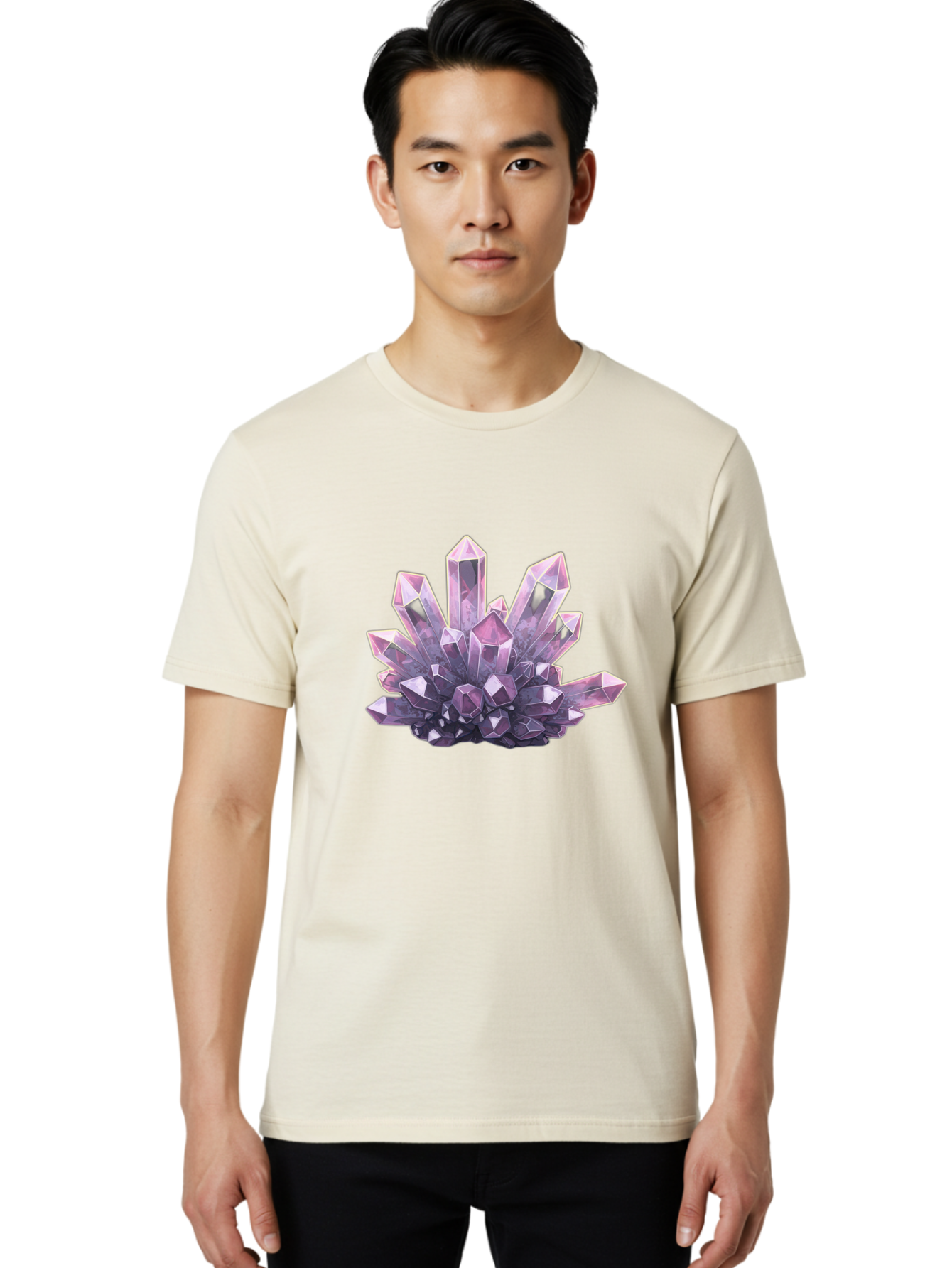 Amethyst-Geode Men'S Graphic Tee, 100% Cotton, Comfortable Casual Summer Wear, Machine Washable, Vintage Camera, Old Camera, Antique Camera, Black Camera, Classic Photography, Photography Equipment, Nostalgic Device, Film Camera, Camera Art Baj938 20