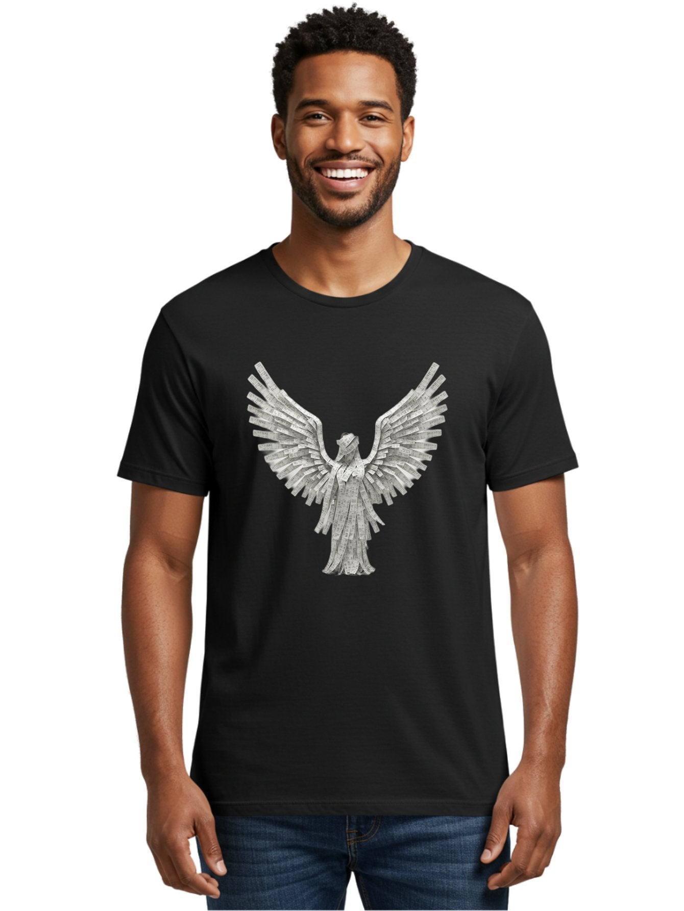 Angel-Origami-1 Men'S Graphic Tee, 100% Cotton, Comfortable Casual Summer Wear, Machine Washable, Vintage Camera, Old Camera, Antique Camera, Black Camera, Classic Photography, Photography Equipment, Nostalgic Device, Film Camera, Camera Art Baj939 20