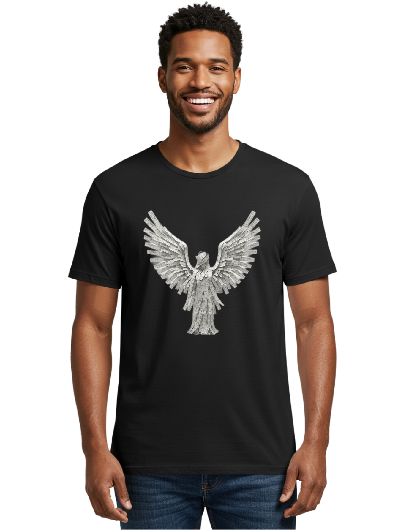 Angel-Origami-1 Men'S Graphic Tee, 100% Cotton, Comfortable Casual Summer Wear, Machine Washable, Vintage Camera, Old Camera, Antique Camera, Black Camera, Classic Photography, Photography Equipment, Nostalgic Device, Film Camera, Camera Art Baj939 30