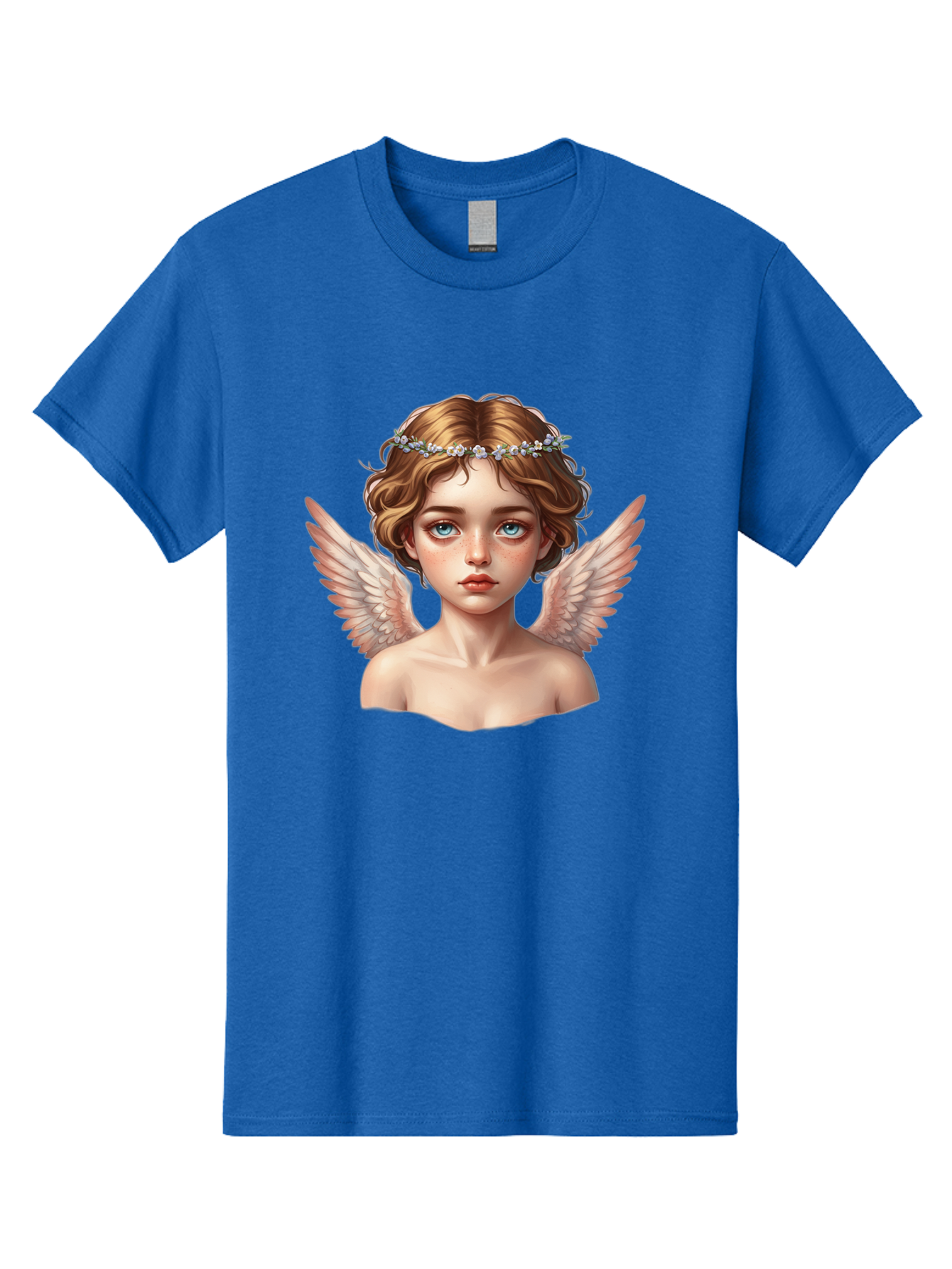 Angel-Portrait-1 Men'S Graphic Tee, 100% Cotton, Comfortable Casual Summer Wear, Machine Washable, Vintage Camera, Old Camera, Antique Camera, Black Camera, Classic Photography, Photography Equipment, Nostalgic Device, Film Camera, Camera Art Baj941 13