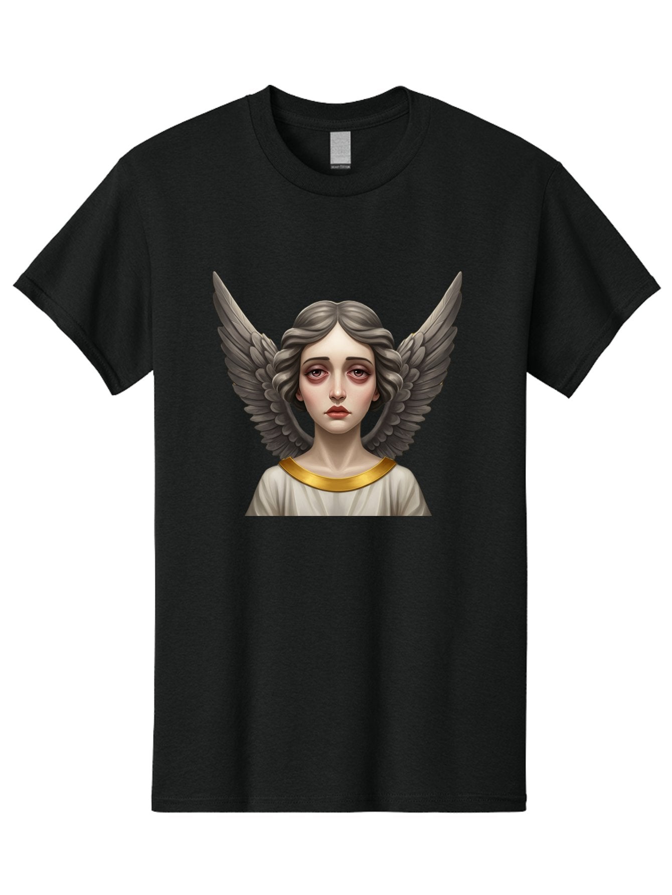 Angel-Portrait Men'S Graphic Tee, 100% Cotton, Comfortable Casual Summer Wear, Machine Washable, Vintage Camera, Old Camera, Antique Camera, Black Camera, Classic Photography, Photography Equipment, Nostalgic Device, Film Camera, Camera Art Baj942 6