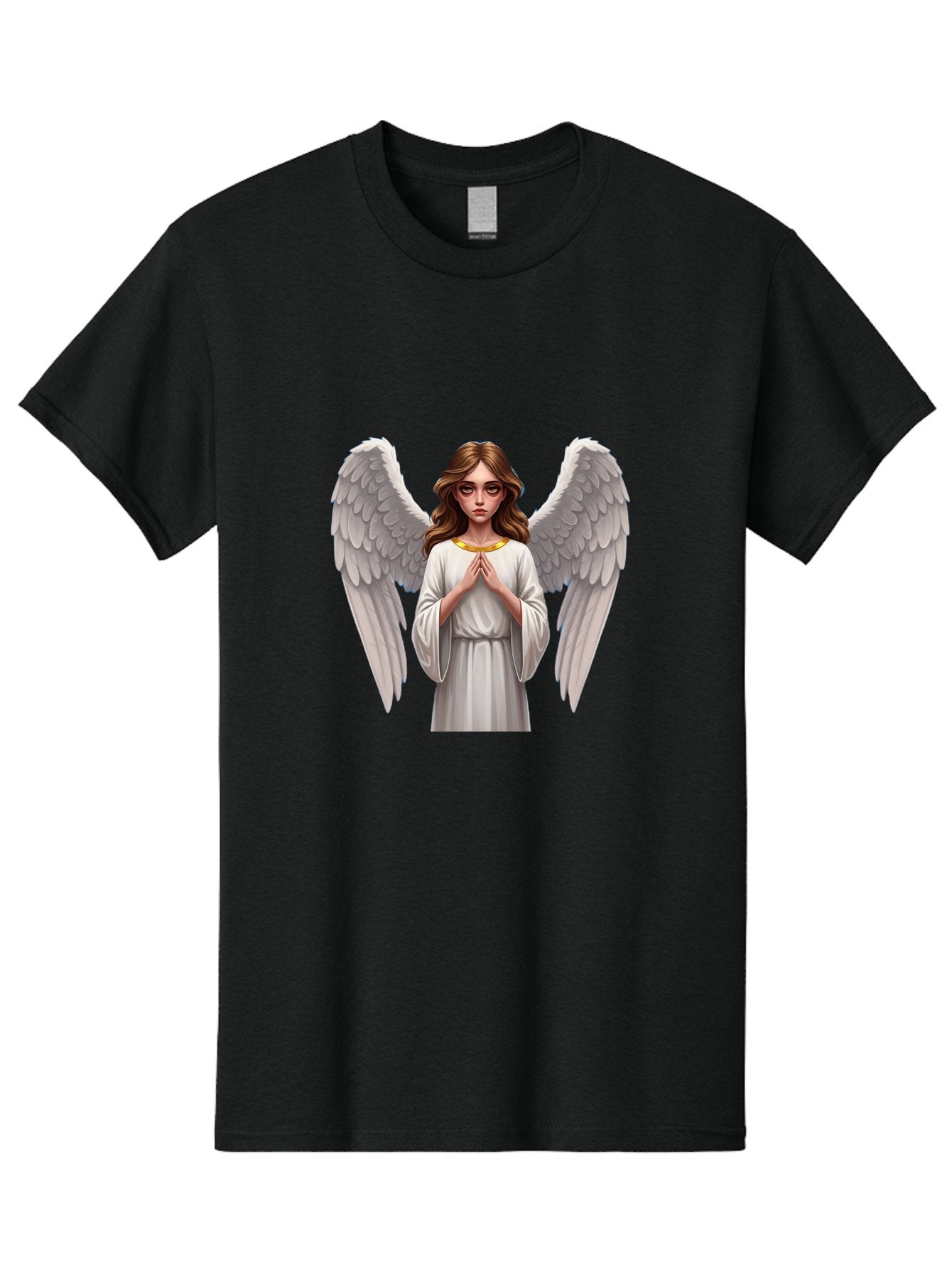 Angel-Praying Men'S Graphic Tee, 100% Cotton, Comfortable Casual Summer Wear, Machine Washable, Vintage Camera, Old Camera, Antique Camera, Black Camera, Classic Photography, Photography Equipment, Nostalgic Device, Film Camera, Camera Art Baj943 10
