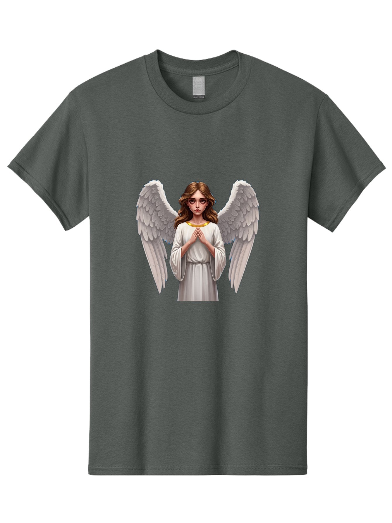 Angel-Praying Men'S Graphic Tee, 100% Cotton, Comfortable Casual Summer Wear, Machine Washable, Vintage Camera, Old Camera, Antique Camera, Black Camera, Classic Photography, Photography Equipment, Nostalgic Device, Film Camera, Camera Art Baj943 9