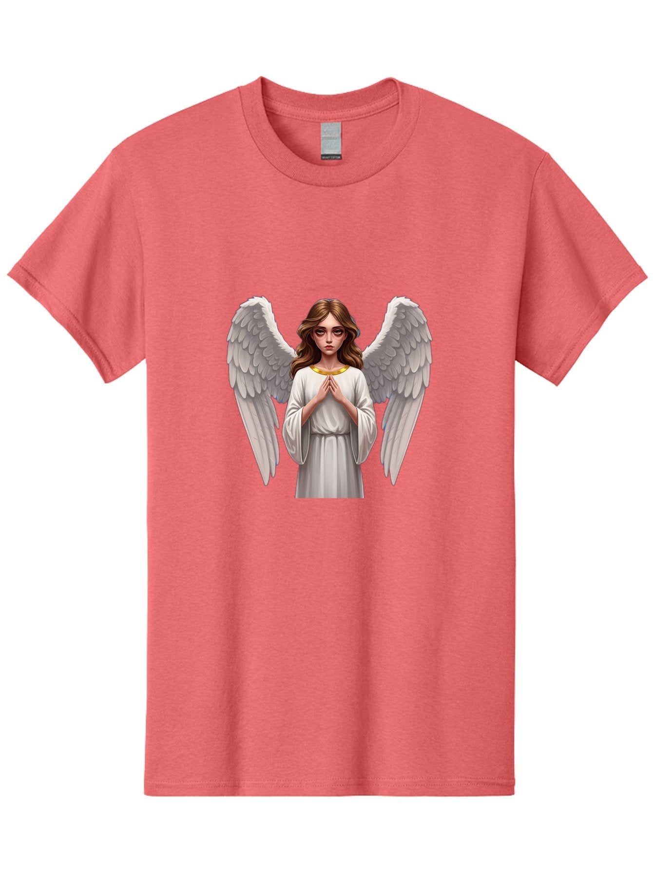 Angel-Praying Men'S Graphic Tee, 100% Cotton, Comfortable Casual Summer Wear, Machine Washable, Vintage Camera, Old Camera, Antique Camera, Black Camera, Classic Photography, Photography Equipment, Nostalgic Device, Film Camera, Camera Art Baj943 15