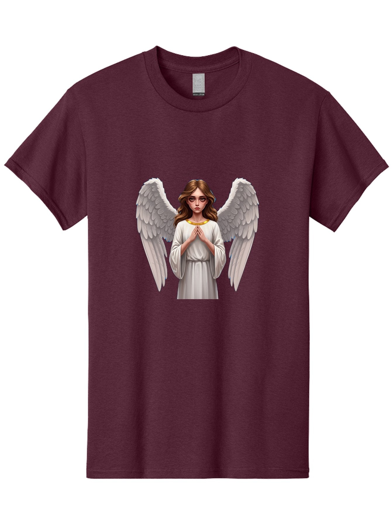 Angel-Praying Men'S Graphic Tee, 100% Cotton, Comfortable Casual Summer Wear, Machine Washable, Vintage Camera, Old Camera, Antique Camera, Black Camera, Classic Photography, Photography Equipment, Nostalgic Device, Film Camera, Camera Art Baj943 12