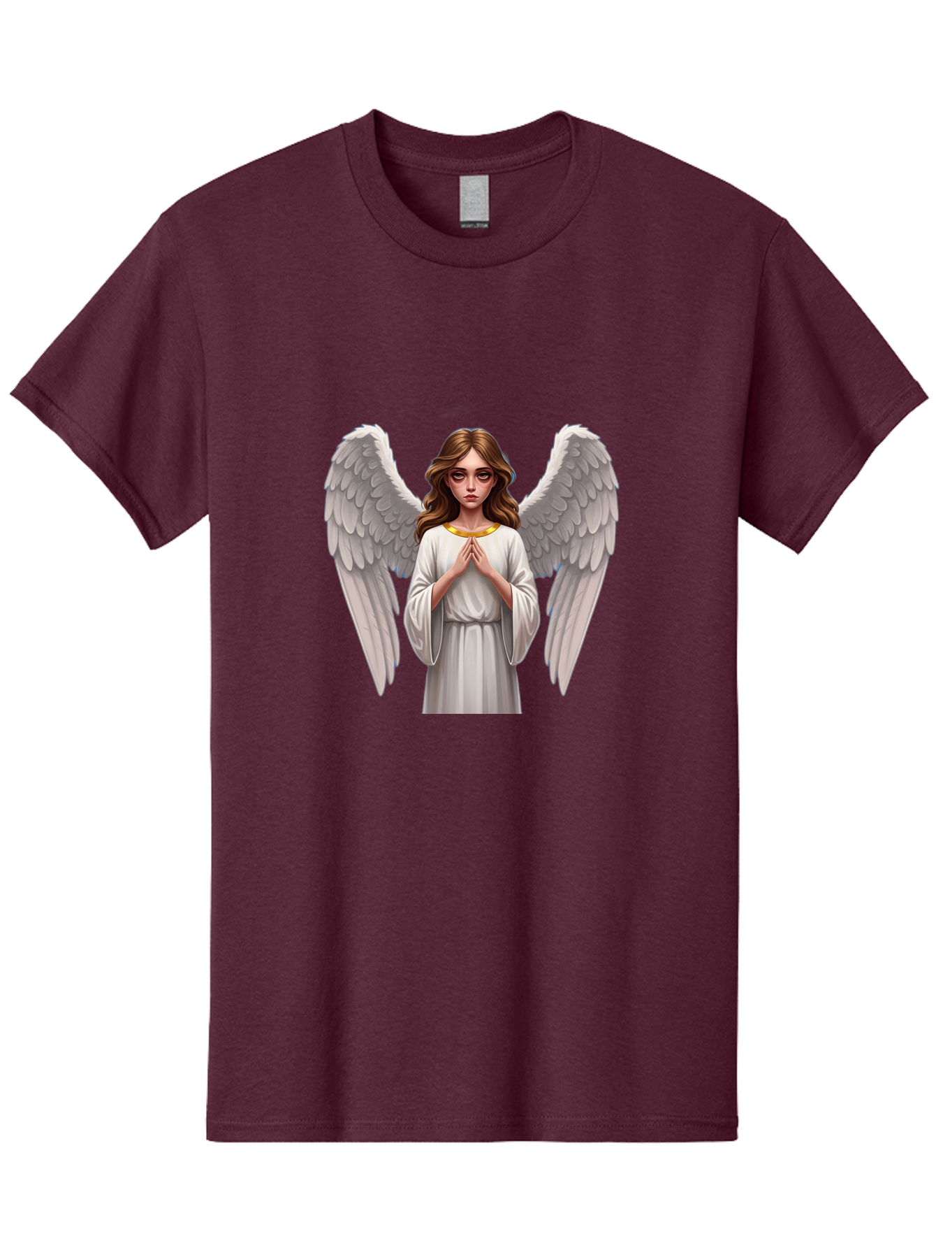 Angel-Praying Men'S Graphic Tee, 100% Cotton, Comfortable Casual Summer Wear, Machine Washable, Vintage Camera, Old Camera, Antique Camera, Black Camera, Classic Photography, Photography Equipment, Nostalgic Device, Film Camera, Camera Art Baj943 5