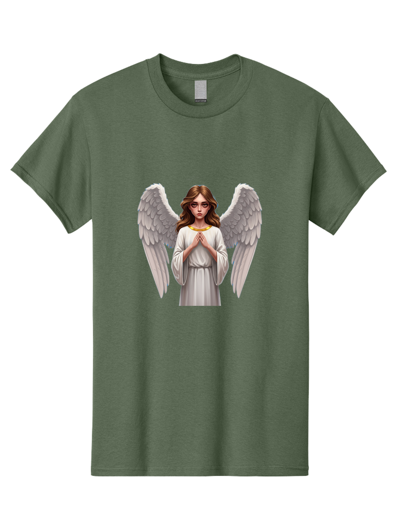 Angel-Praying Men'S Graphic Tee, 100% Cotton, Comfortable Casual Summer Wear, Machine Washable, Vintage Camera, Old Camera, Antique Camera, Black Camera, Classic Photography, Photography Equipment, Nostalgic Device, Film Camera, Camera Art Baj943 3