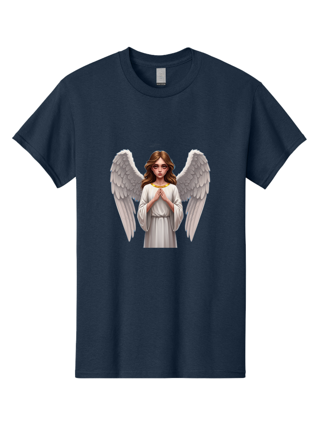 Angel-Praying Men'S Graphic Tee, 100% Cotton, Comfortable Casual Summer Wear, Machine Washable, Vintage Camera, Old Camera, Antique Camera, Black Camera, Classic Photography, Photography Equipment, Nostalgic Device, Film Camera, Camera Art Baj943 25