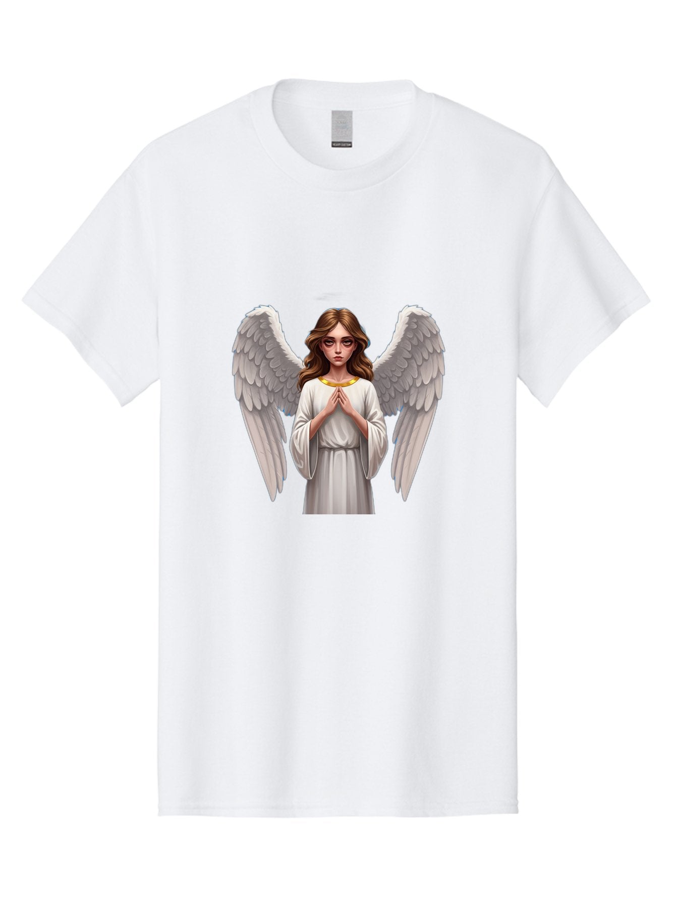 Angel-Praying Men'S Graphic Tee, 100% Cotton, Comfortable Casual Summer Wear, Machine Washable, Vintage Camera, Old Camera, Antique Camera, Black Camera, Classic Photography, Photography Equipment, Nostalgic Device, Film Camera, Camera Art Baj943 3
