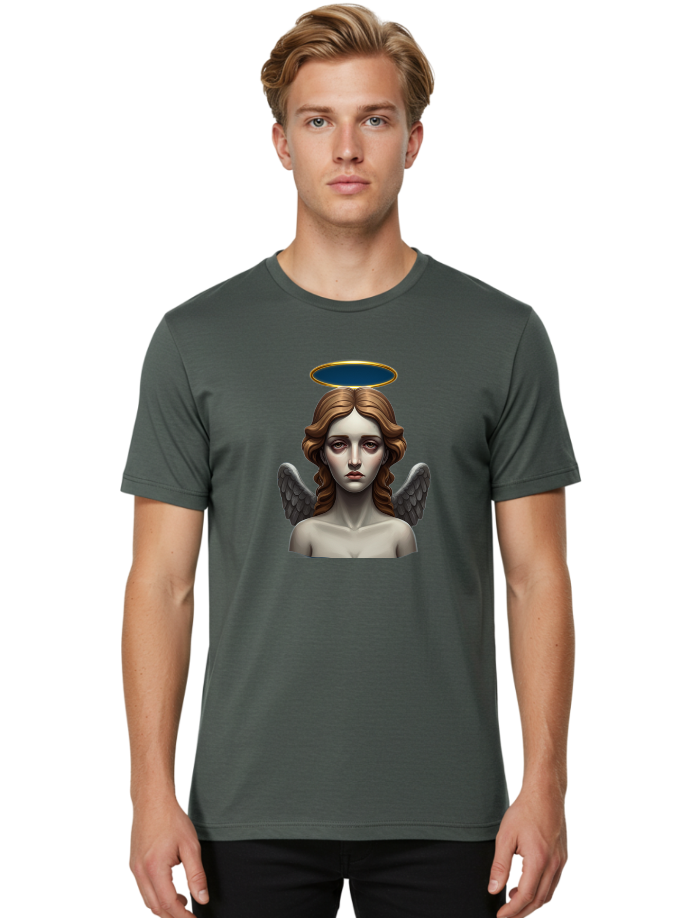 Angel-Statue Men'S Graphic Tee, 100% Cotton, Comfortable Casual Summer Wear, Machine Washable, Vintage Camera, Old Camera, Antique Camera, Black Camera, Classic Photography, Photography Equipment, Nostalgic Device, Film Camera, Camera Art Baj944 8