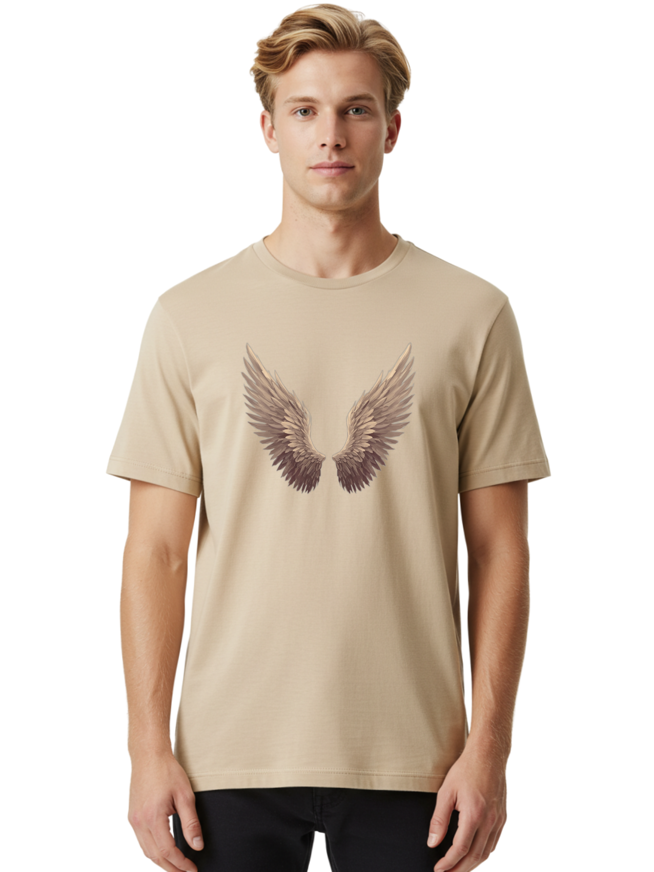Angel-Wings-2 Men'S Graphic Tee, 100% Cotton, Comfortable Casual Summer Wear, Machine Washable, Vintage Camera, Old Camera, Antique Camera, Black Camera, Classic Photography, Photography Equipment, Nostalgic Device, Film Camera, Camera Art Baj946 10