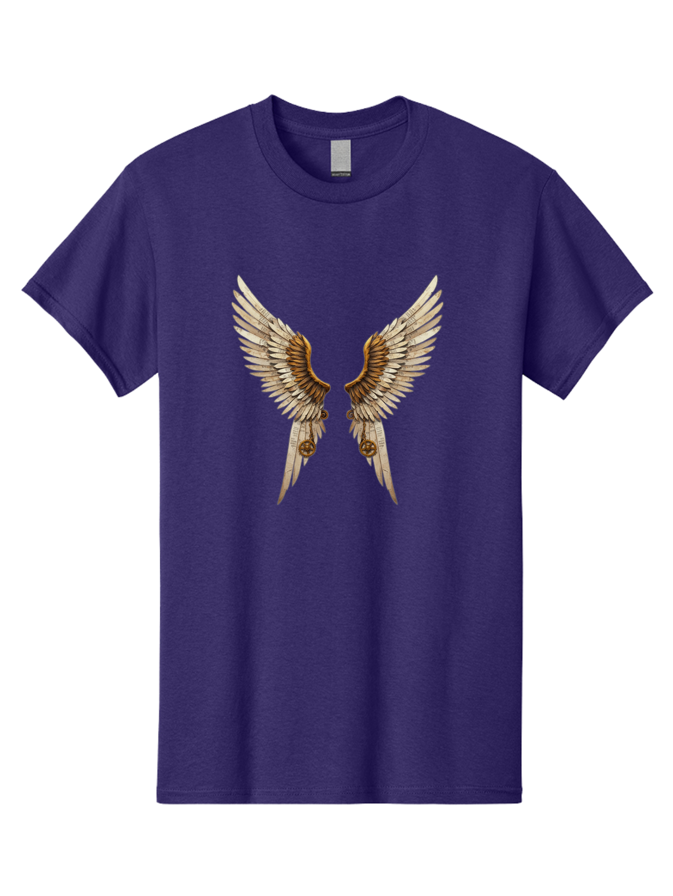 Angel-Wings-3 Men'S Graphic Tee, 100% Cotton, Comfortable Casual Summer Wear, Machine Washable, Vintage Camera, Old Camera, Antique Camera, Black Camera, Classic Photography, Photography Equipment, Nostalgic Device, Film Camera, Camera Art Baj947