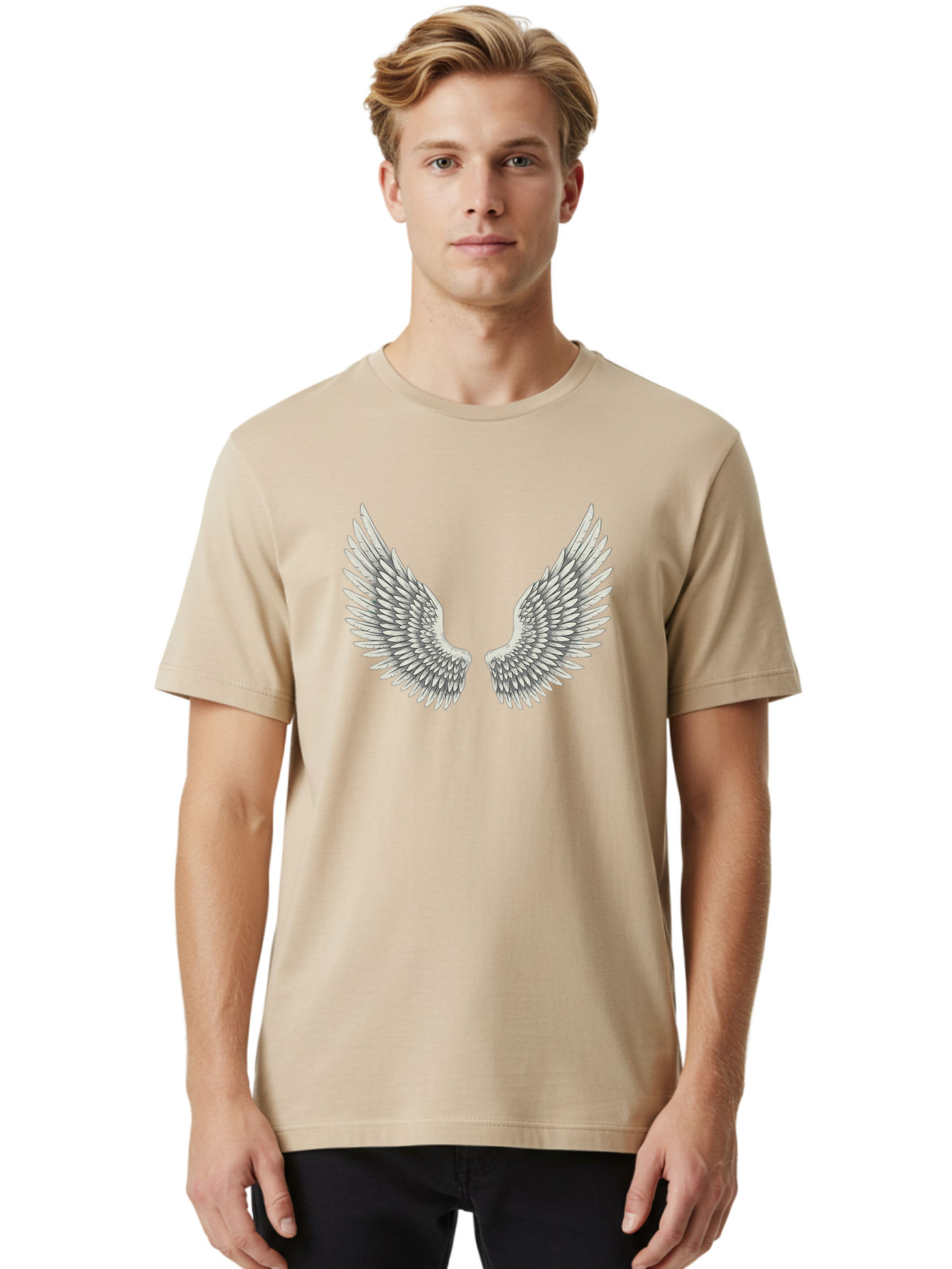 Angel-Wings Men'S Graphic Tee, 100% Cotton, Comfortable Casual Summer Wear, Machine Washable, Vintage Camera, Old Camera, Antique Camera, Black Camera, Classic Photography, Photography Equipment, Nostalgic Device, Film Camera, Camera Art Baj948 18