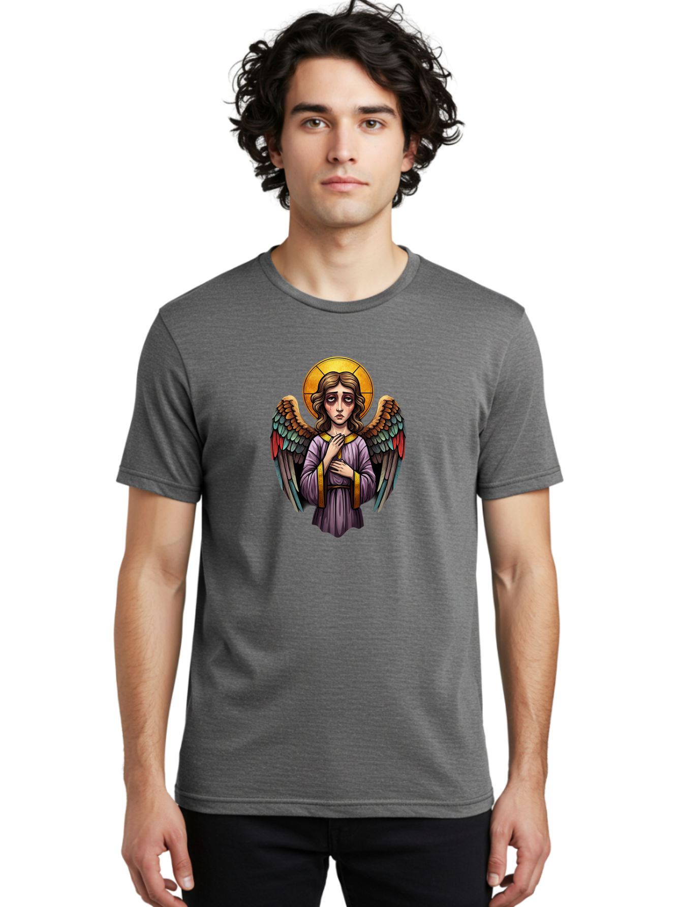 Angel Men'S Graphic Tee, 100% Cotton, Comfortable Casual Summer Wear, Machine Washable, Vintage Camera, Old Camera, Antique Camera, Black Camera, Classic Photography, Photography Equipment, Nostalgic Device, Film Camera, Camera Art Baj949 28