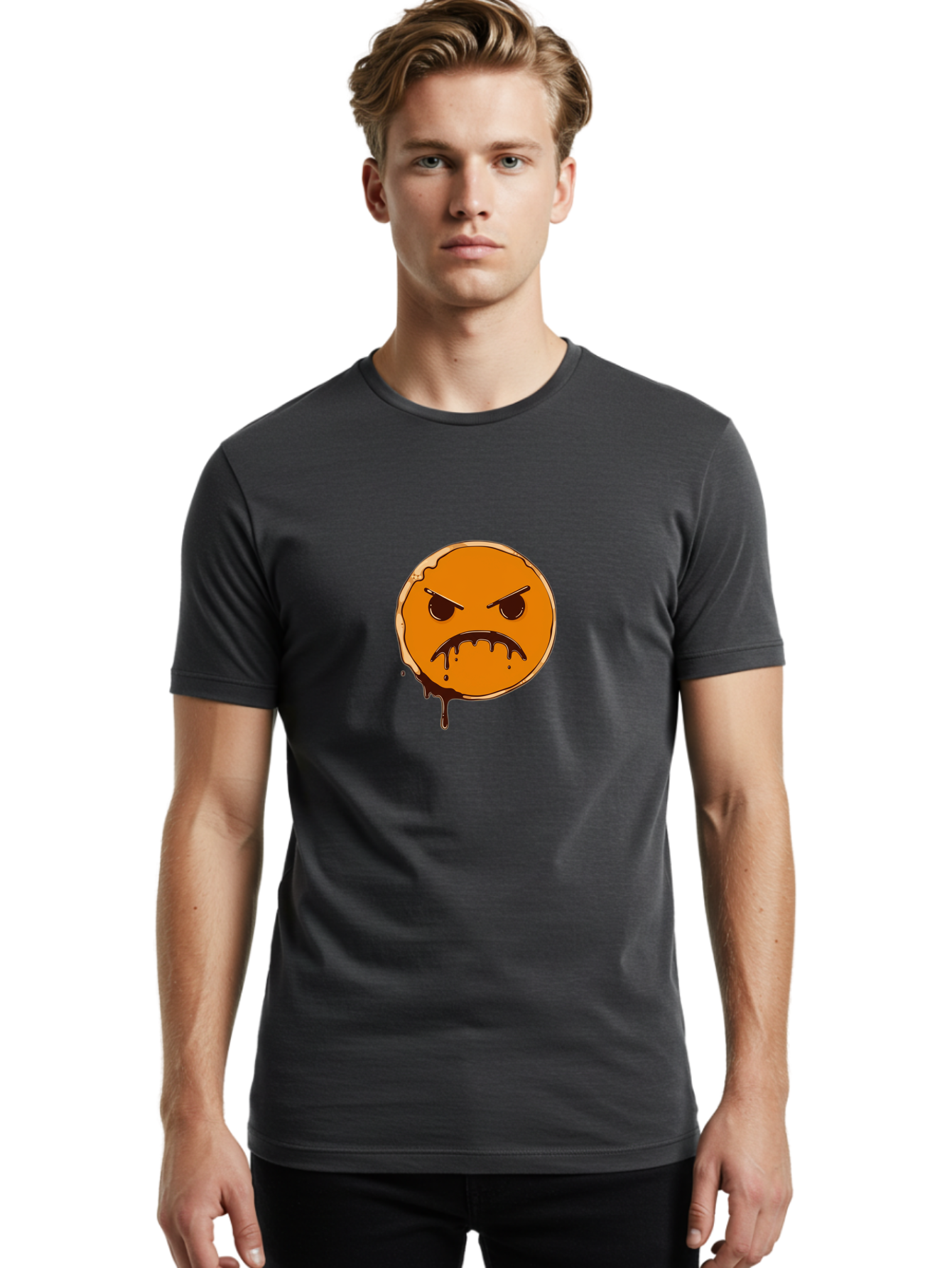 Angry-Donut Men'S Graphic Tee, 100% Cotton, Comfortable Casual Summer Wear, Machine Washable, Vintage Camera, Old Camera, Antique Camera, Black Camera, Classic Photography, Photography Equipment, Nostalgic Device, Film Camera, Camera Art Baj950