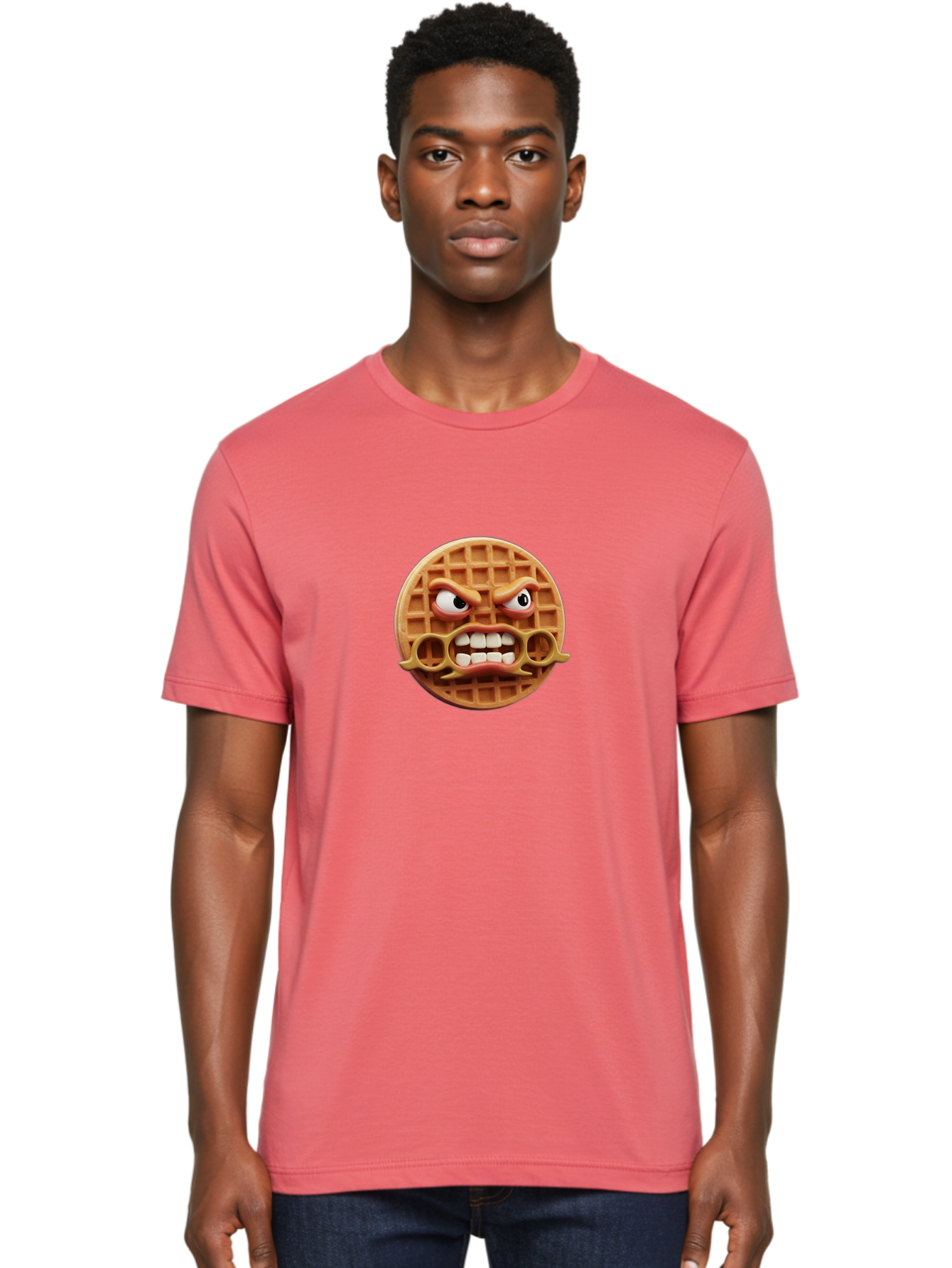 Angry-Face-Waffle Men'S Graphic Tee, 100% Cotton, Comfortable Casual Summer Wear, Machine Washable, Vintage Camera, Old Camera, Antique Camera, Black Camera, Classic Photography, Photography Equipment, Nostalgic Device, Film Camera, Camera Art Baj953 30