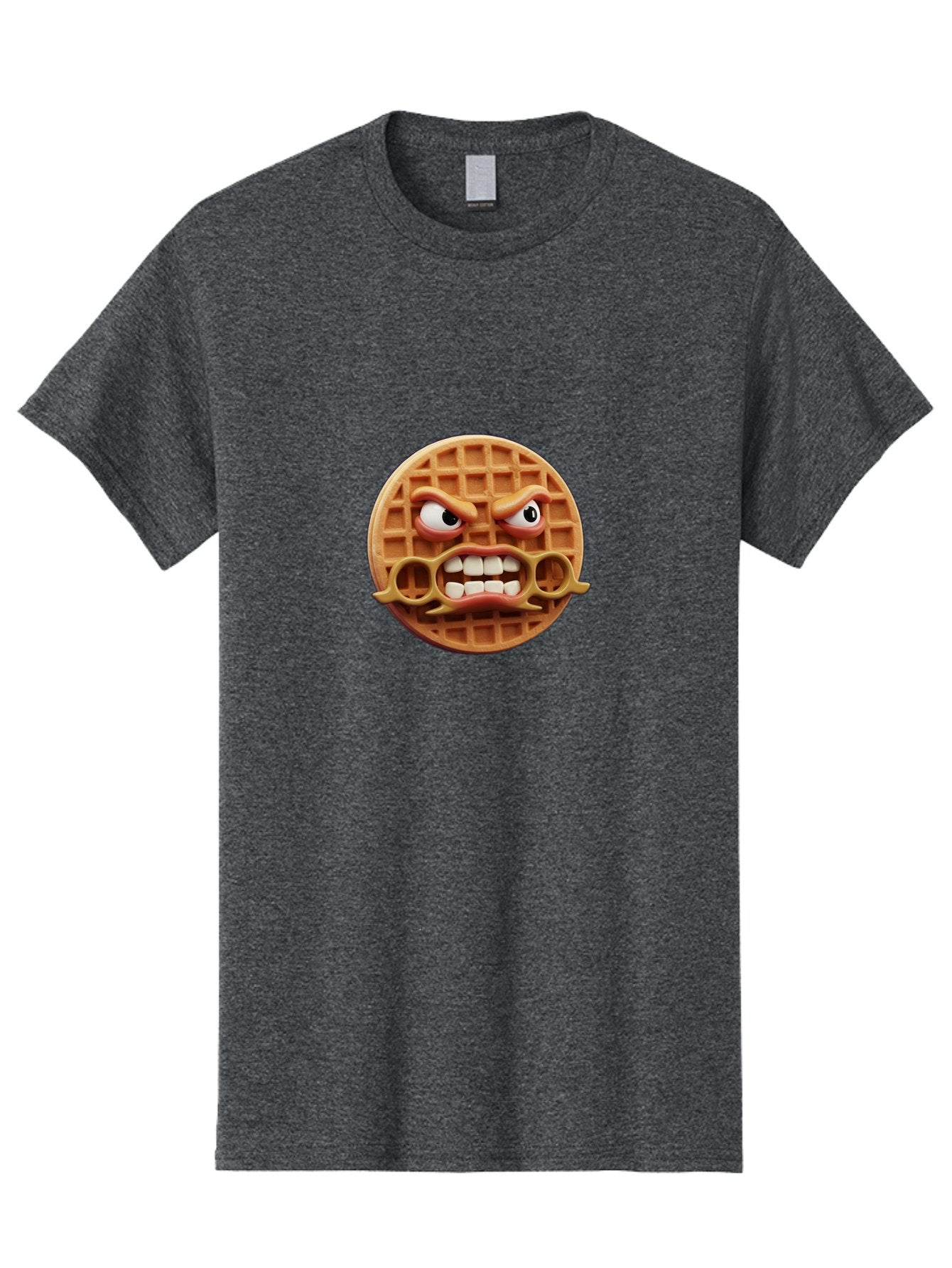 Angry-Face-Waffle Men'S Graphic Tee, 100% Cotton, Comfortable Casual Summer Wear, Machine Washable, Vintage Camera, Old Camera, Antique Camera, Black Camera, Classic Photography, Photography Equipment, Nostalgic Device, Film Camera, Camera Art Baj953