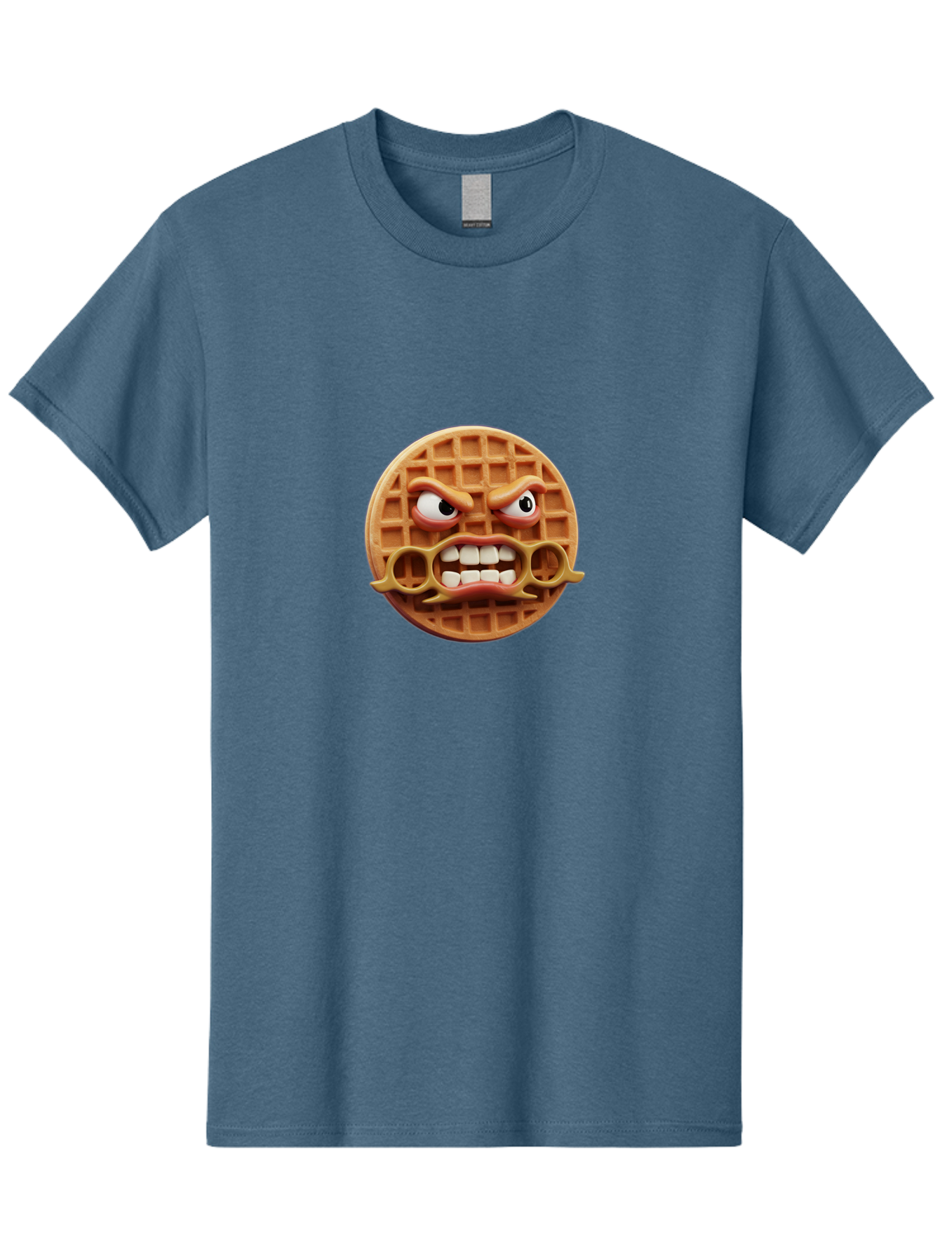 Angry-Face-Waffle Men'S Graphic Tee, 100% Cotton, Comfortable Casual Summer Wear, Machine Washable, Vintage Camera, Old Camera, Antique Camera, Black Camera, Classic Photography, Photography Equipment, Nostalgic Device, Film Camera, Camera Art Baj953 5