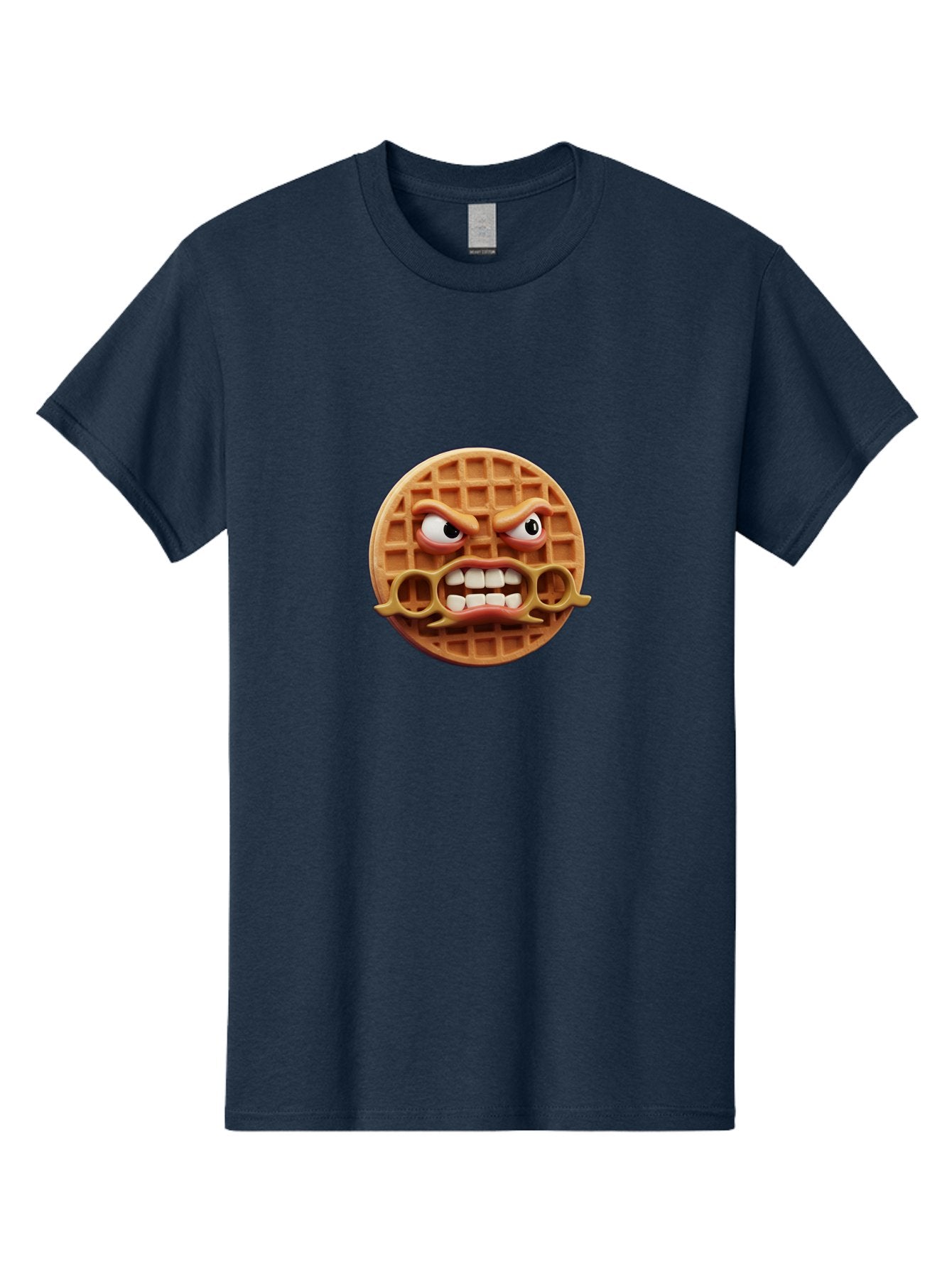 Angry-Face-Waffle Men'S Graphic Tee, 100% Cotton, Comfortable Casual Summer Wear, Machine Washable, Vintage Camera, Old Camera, Antique Camera, Black Camera, Classic Photography, Photography Equipment, Nostalgic Device, Film Camera, Camera Art Baj953 4