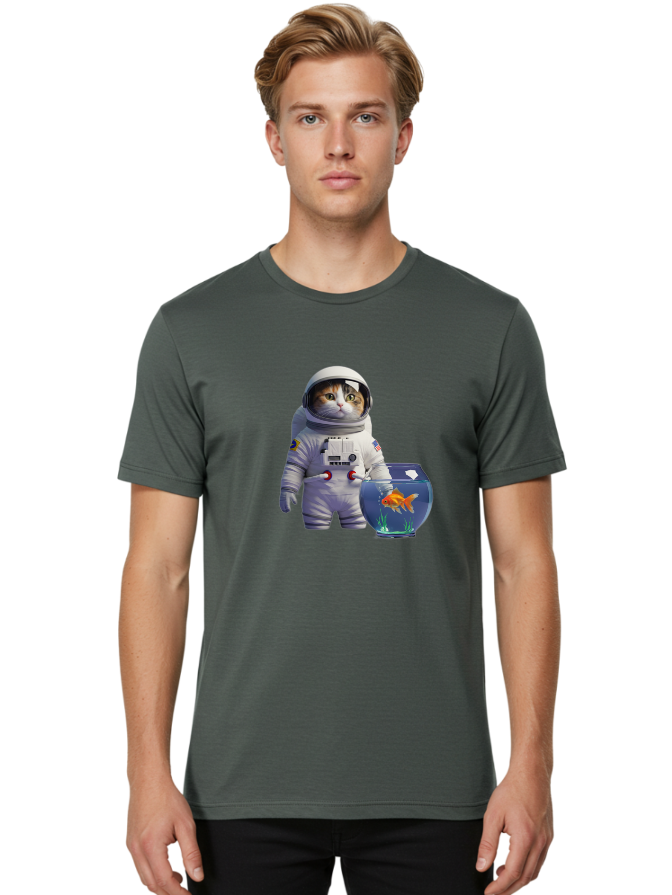 Astronaut-Cat-1 Men'S Graphic Tee, 100% Cotton, Comfortable Casual Summer Wear, Machine Washable, Vintage Camera, Old Camera, Antique Camera, Black Camera, Classic Photography, Photography Equipment, Nostalgic Device, Film Camera, Camera Art Baj962 30
