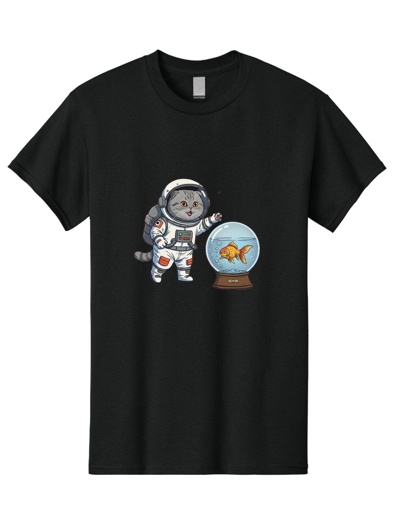 Astronaut-Cat-2 Men'S Graphic Tee, 100% Cotton, Comfortable Casual Summer Wear, Machine Washable, Vintage Camera, Old Camera, Antique Camera, Black Camera, Classic Photography, Photography Equipment, Nostalgic Device, Film Camera, Camera Art Baj963 6