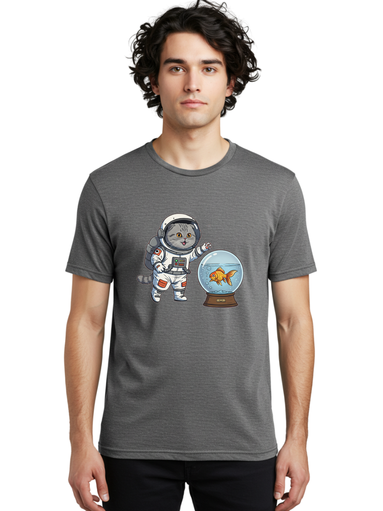 Astronaut-Cat-2 Men'S Graphic Tee, 100% Cotton, Comfortable Casual Summer Wear, Machine Washable, Vintage Camera, Old Camera, Antique Camera, Black Camera, Classic Photography, Photography Equipment, Nostalgic Device, Film Camera, Camera Art Baj963 24