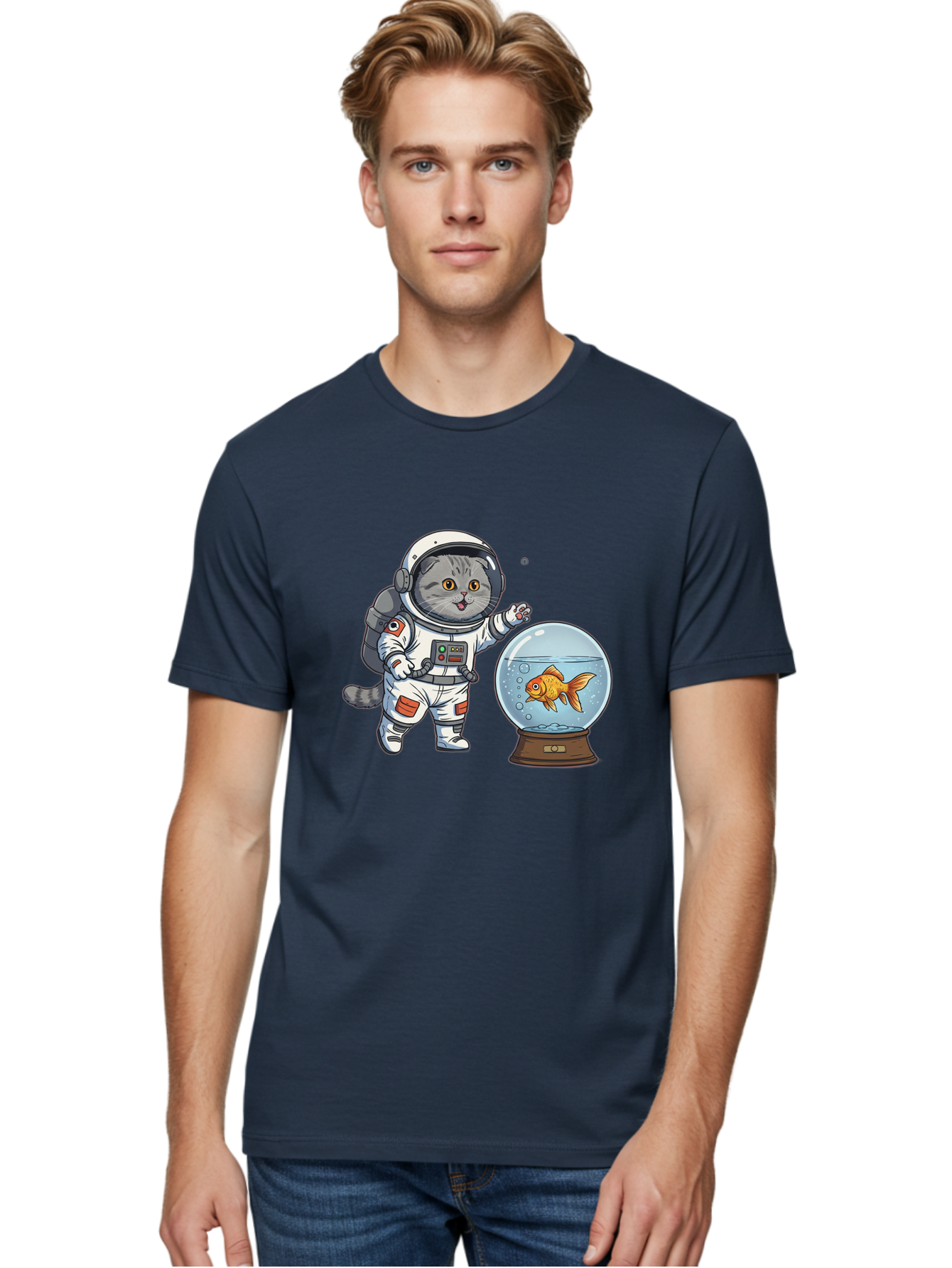 Astronaut-Cat-2 Men'S Graphic Tee, 100% Cotton, Comfortable Casual Summer Wear, Machine Washable, Vintage Camera, Old Camera, Antique Camera, Black Camera, Classic Photography, Photography Equipment, Nostalgic Device, Film Camera, Camera Art Baj963 10
