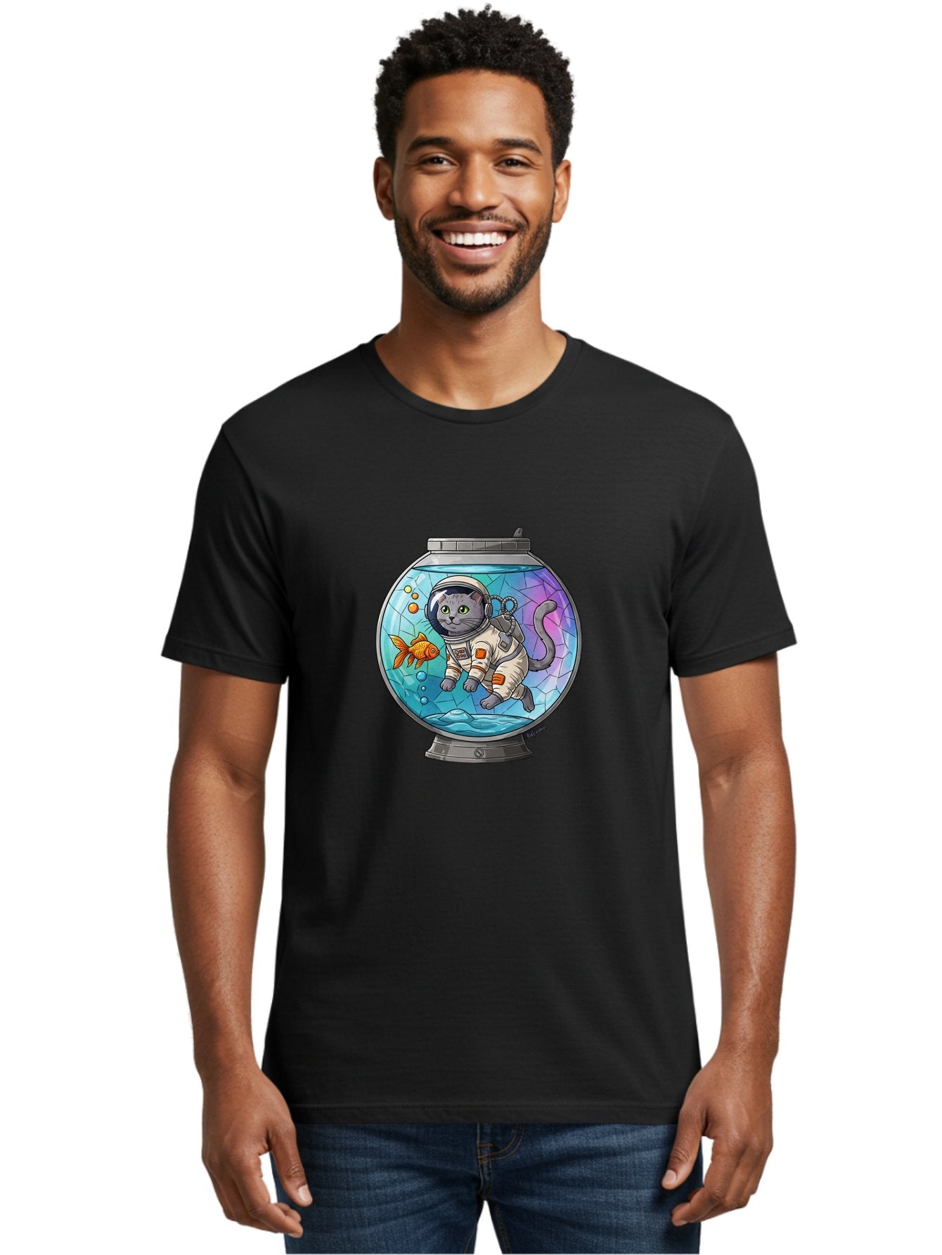 Astronaut-Cat-In-Fishbowl Men'S Graphic Tee, 100% Cotton, Comfortable Casual Summer Wear, Machine Washable, Vintage Camera, Old Camera, Antique Camera, Black Camera, Classic Photography, Photography Equipment, Nostalgic Device, Film Camera, Baj964 19