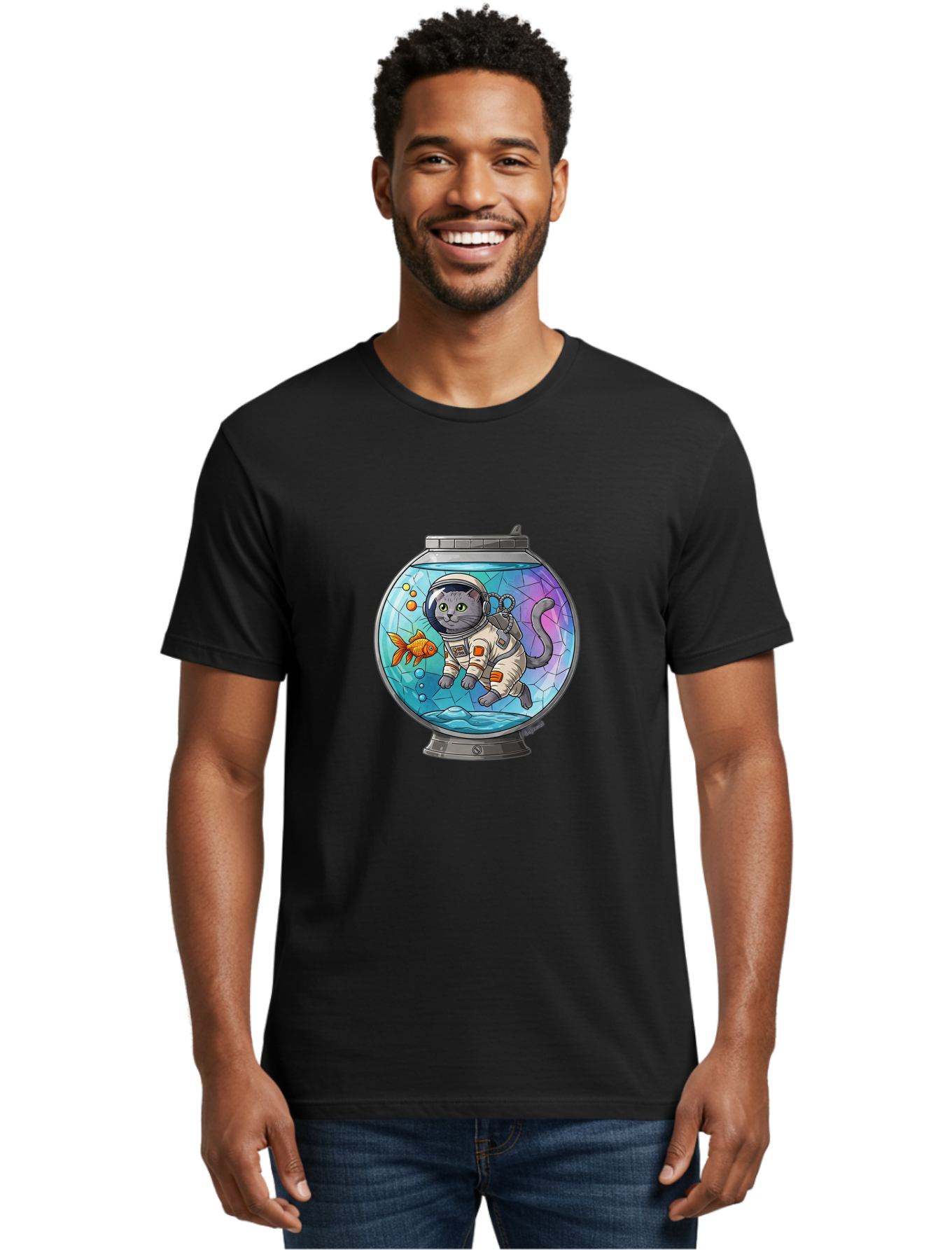 Astronaut-Cat-In-Fishbowl Men'S Graphic Tee, 100% Cotton, Comfortable Casual Summer Wear, Machine Washable, Vintage Camera, Old Camera, Antique Camera, Black Camera, Classic Photography, Photography Equipment, Nostalgic Device, Film Camera, Baj964 22