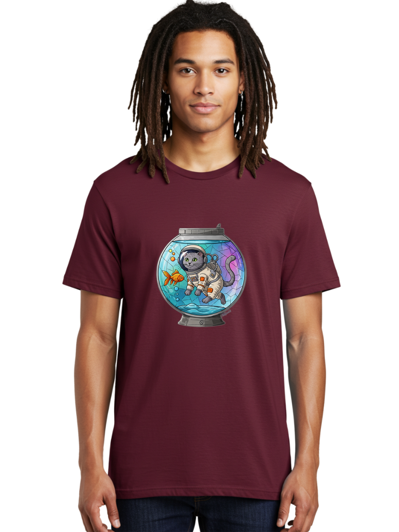 Astronaut-Cat-In-Fishbowl Men'S Graphic Tee, 100% Cotton, Comfortable Casual Summer Wear, Machine Washable, Vintage Camera, Old Camera, Antique Camera, Black Camera, Classic Photography, Photography Equipment, Nostalgic Device, Film Camera, Baj964 6