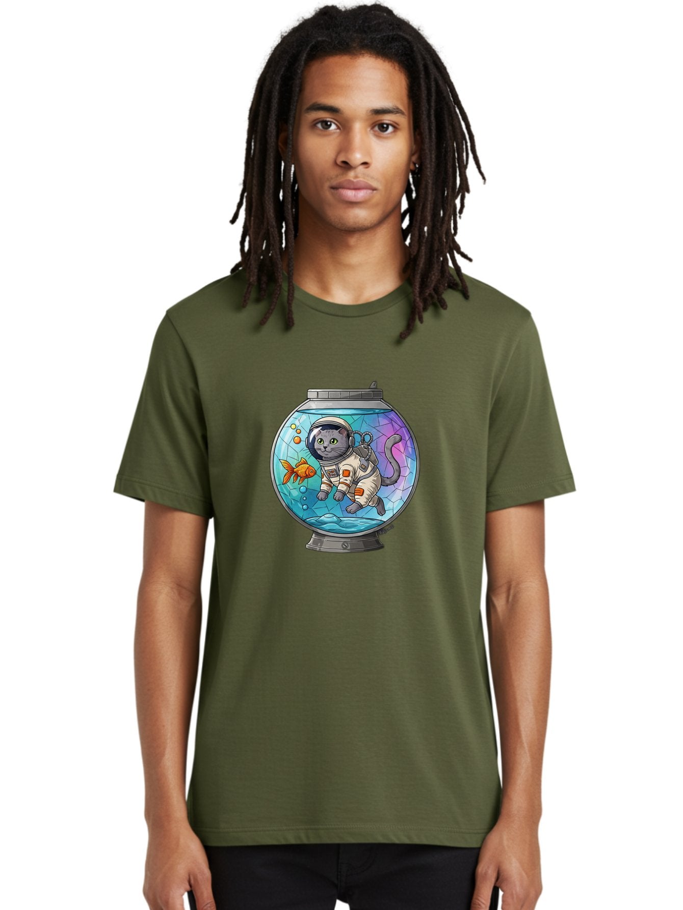 Astronaut-Cat-In-Fishbowl Men'S Graphic Tee, 100% Cotton, Comfortable Casual Summer Wear, Machine Washable, Vintage Camera, Old Camera, Antique Camera, Black Camera, Classic Photography, Photography Equipment, Nostalgic Device, Film Camera, Baj964 20