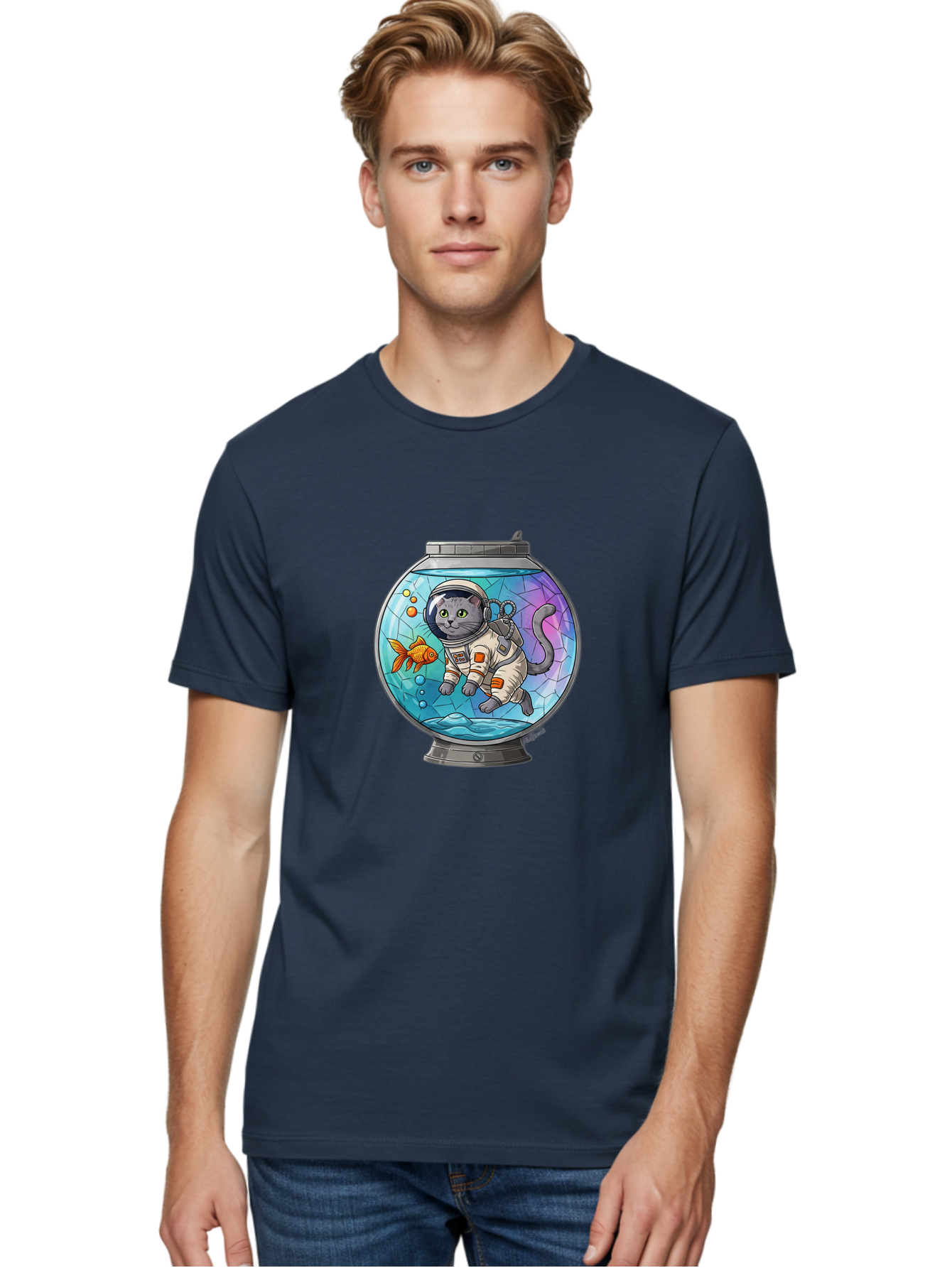 Astronaut-Cat-In-Fishbowl Men'S Graphic Tee, 100% Cotton, Comfortable Casual Summer Wear, Machine Washable, Vintage Camera, Old Camera, Antique Camera, Black Camera, Classic Photography, Photography Equipment, Nostalgic Device, Film Camera, Baj964 20