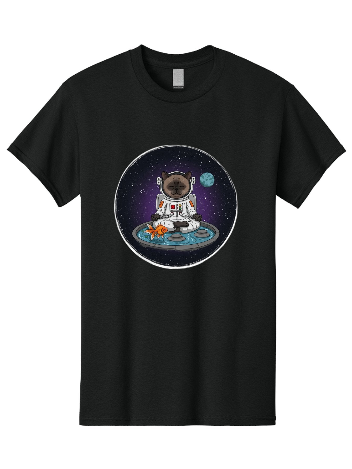 Astronaut-Cat-Meditating Men'S Graphic Tee, 100% Cotton, Comfortable Casual Summer Wear, Machine Washable, Vintage Camera, Old Camera, Antique Camera, Black Camera, Classic Photography, Photography Equipment, Nostalgic Device, Film Camera, Baj965