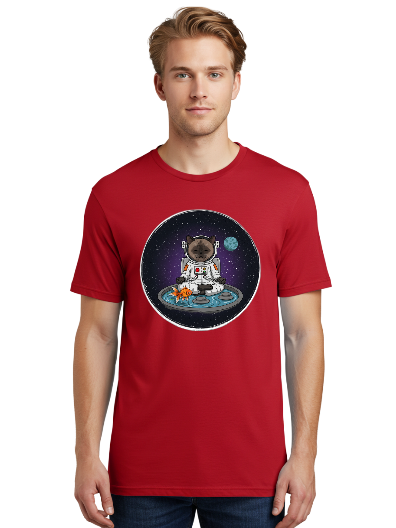 Astronaut-Cat-Meditating Men'S Graphic Tee, 100% Cotton, Comfortable Casual Summer Wear, Machine Washable, Vintage Camera, Old Camera, Antique Camera, Black Camera, Classic Photography, Photography Equipment, Nostalgic Device, Film Camera, Baj965 6