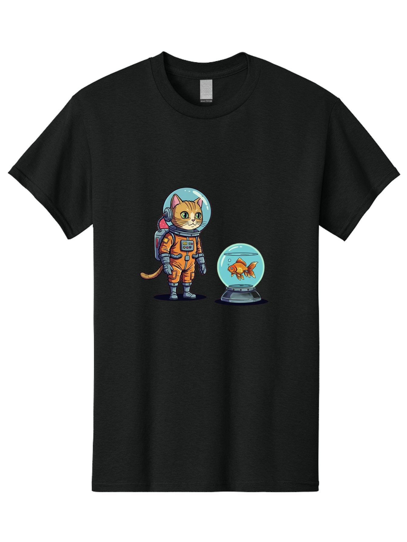 Astronaut-Cat-With-Goldfish Men'S Graphic Tee, 100% Cotton, Comfortable Casual Summer Wear, Machine Washable, Vintage Camera, Old Camera, Antique Camera, Black Camera, Classic Photography, Photography Equipment, Nostalgic Device, Film Camera, Baj966 14