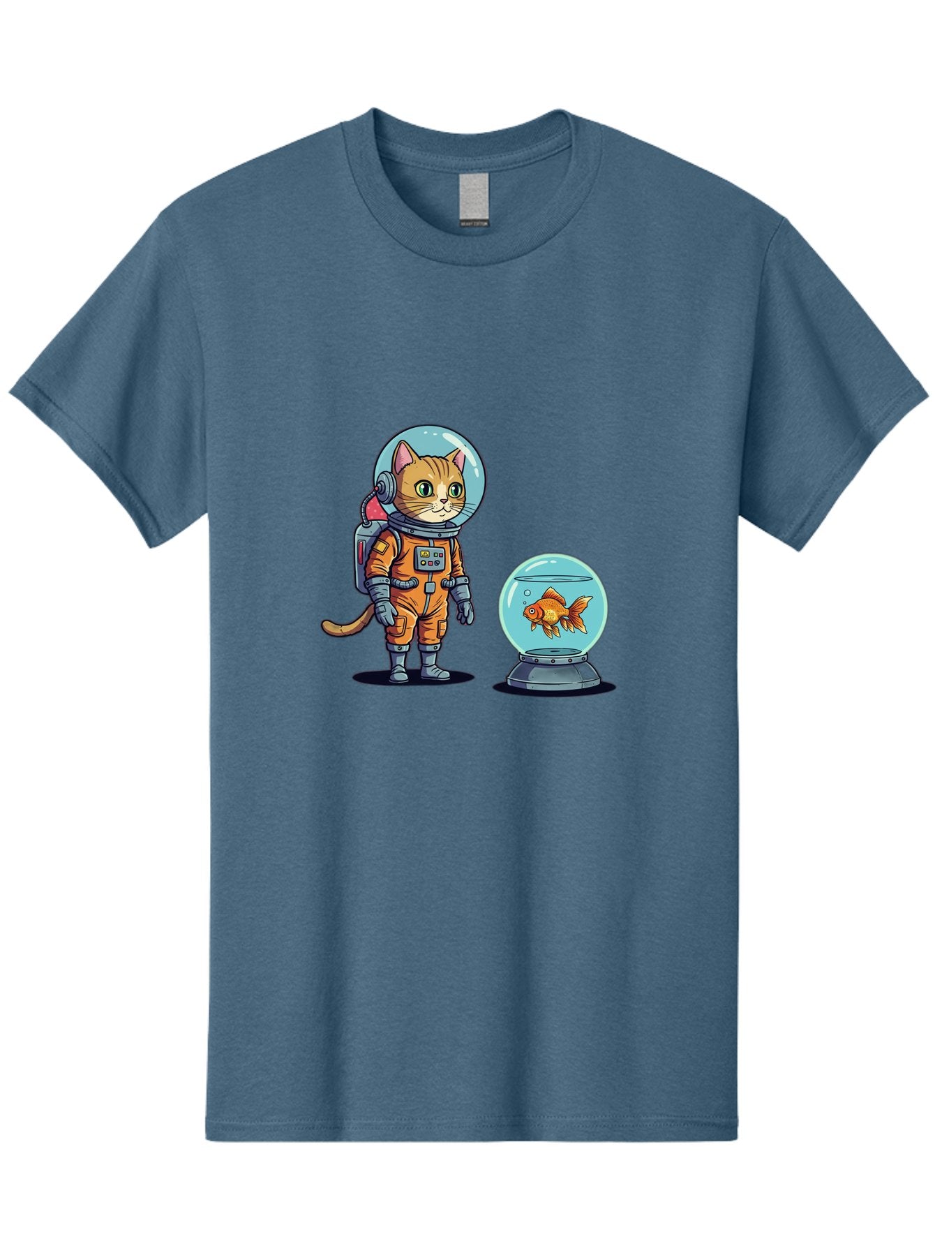 Astronaut-Cat-With-Goldfish Men'S Graphic Tee, 100% Cotton, Comfortable Casual Summer Wear, Machine Washable, Vintage Camera, Old Camera, Antique Camera, Black Camera, Classic Photography, Photography Equipment, Nostalgic Device, Film Camera, Baj966 3