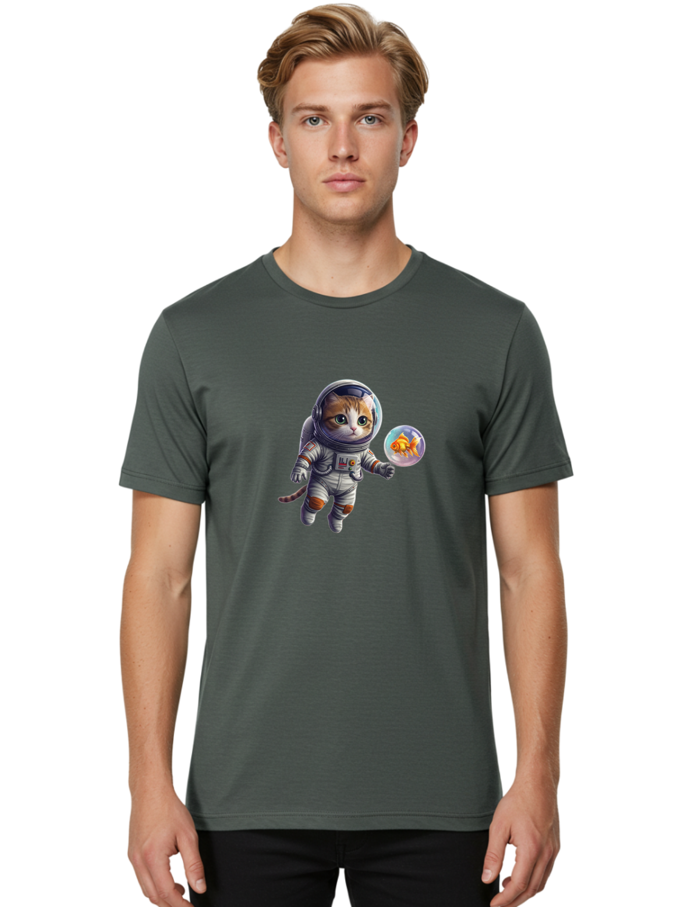 Astronaut-Cat Men'S Graphic Tee, 100% Cotton, Comfortable Casual Summer Wear, Machine Washable, Vintage Camera, Old Camera, Antique Camera, Black Camera, Classic Photography, Photography Equipment, Nostalgic Device, Film Camera, Camera Art Baj967 22