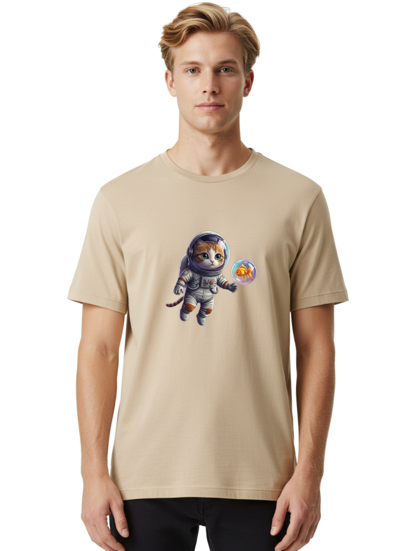Astronaut-Cat Men'S Graphic Tee, 100% Cotton, Comfortable Casual Summer Wear, Machine Washable, Vintage Camera, Old Camera, Antique Camera, Black Camera, Classic Photography, Photography Equipment, Nostalgic Device, Film Camera, Camera Art Baj967 8
