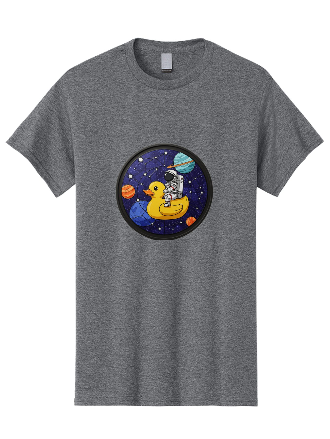 Astronaut-On-Duck-1 Men'S Graphic Tee, 100% Cotton, Comfortable Casual Summer Wear, Machine Washable, Vintage Camera, Old Camera, Antique Camera, Black Camera, Classic Photography, Photography Equipment, Nostalgic Device, Film Camera, Baj970 15