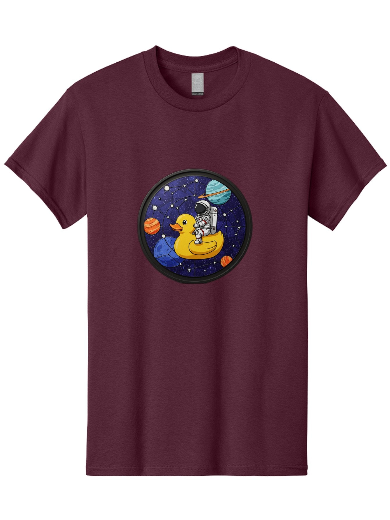 Astronaut-On-Duck-1 Men'S Graphic Tee, 100% Cotton, Comfortable Casual Summer Wear, Machine Washable, Vintage Camera, Old Camera, Antique Camera, Black Camera, Classic Photography, Photography Equipment, Nostalgic Device, Film Camera, Baj970 14