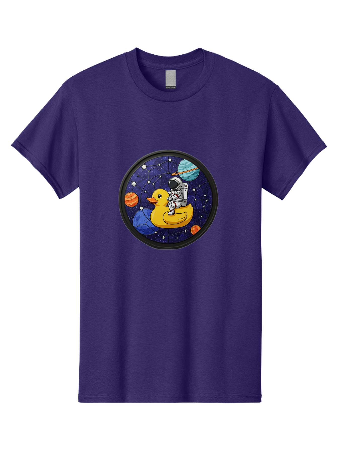 Astronaut-On-Duck-1 Men'S Graphic Tee, 100% Cotton, Comfortable Casual Summer Wear, Machine Washable, Vintage Camera, Old Camera, Antique Camera, Black Camera, Classic Photography, Photography Equipment, Nostalgic Device, Film Camera, Baj970 17
