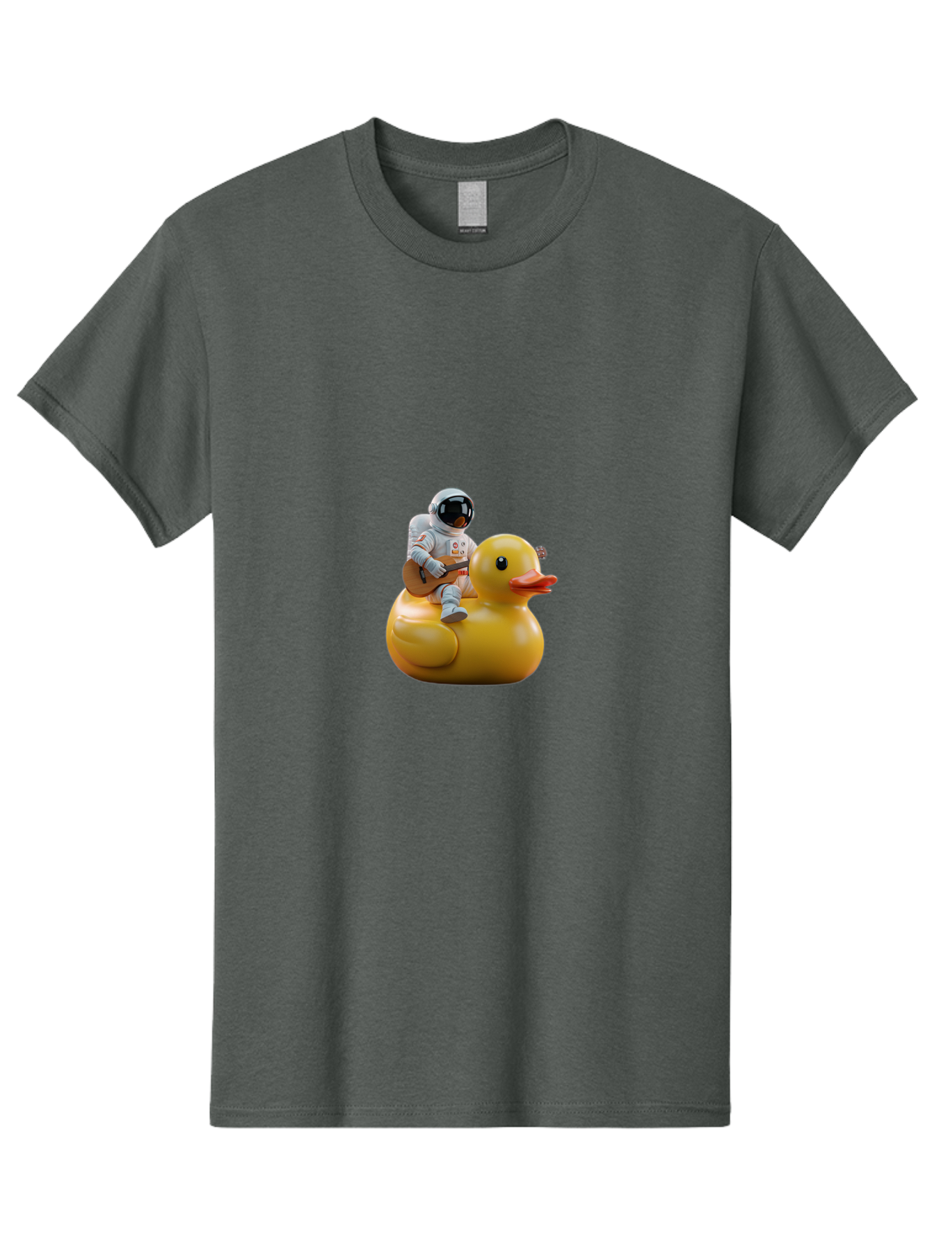 Astronaut-On-Duck-2 Men'S Graphic Tee, 100% Cotton, Comfortable Casual Summer Wear, Machine Washable, Vintage Camera, Old Camera, Antique Camera, Black Camera, Classic Photography, Photography Equipment, Nostalgic Device, Film Camera, Baj971
