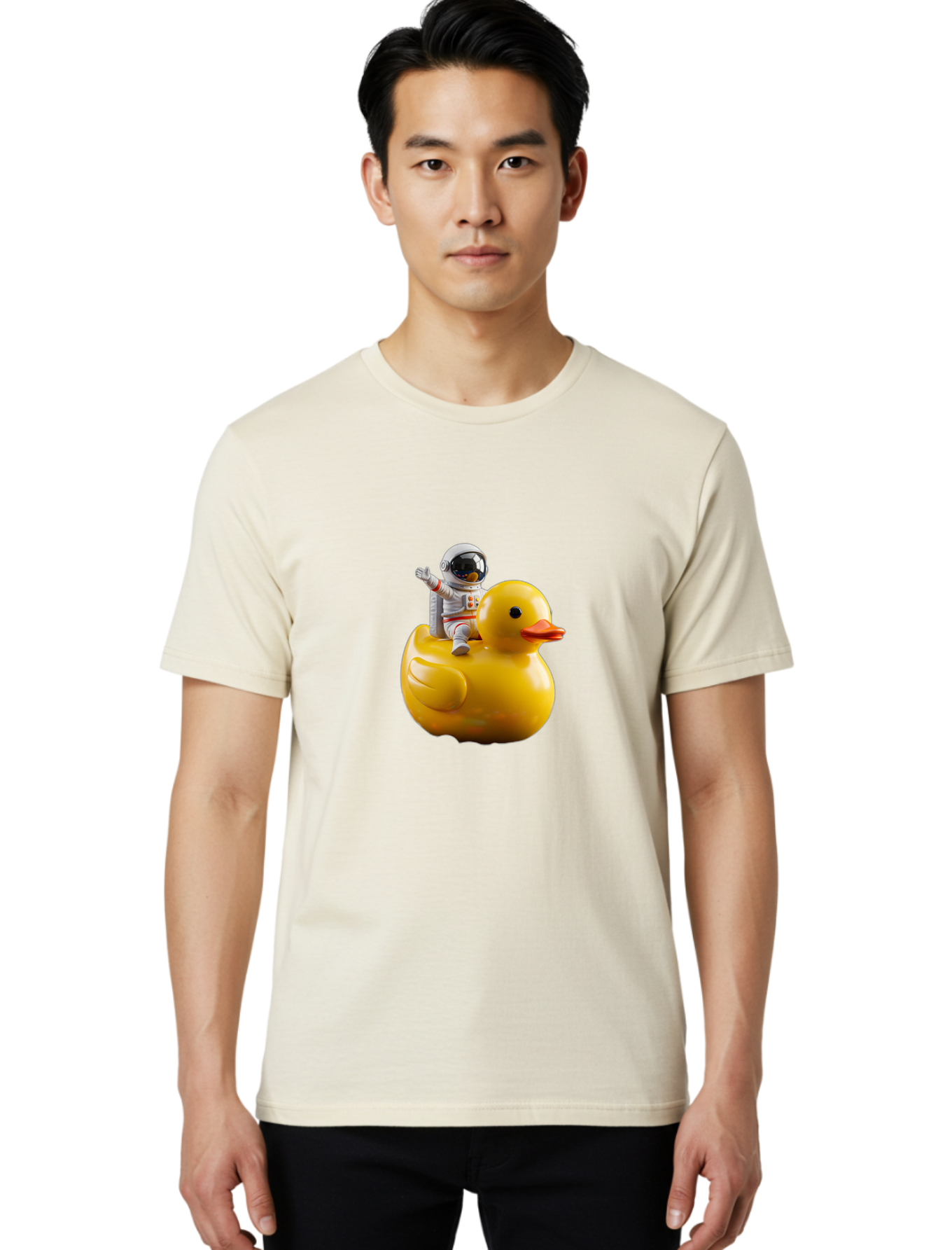 Astronaut-On-Duck Men'S Graphic Tee, 100% Cotton, Comfortable Casual Summer Wear, Machine Washable, Vintage Camera, Old Camera, Antique Camera, Black Camera, Classic Photography, Photography Equipment, Nostalgic Device, Film Camera, Camera Art Baj972 6