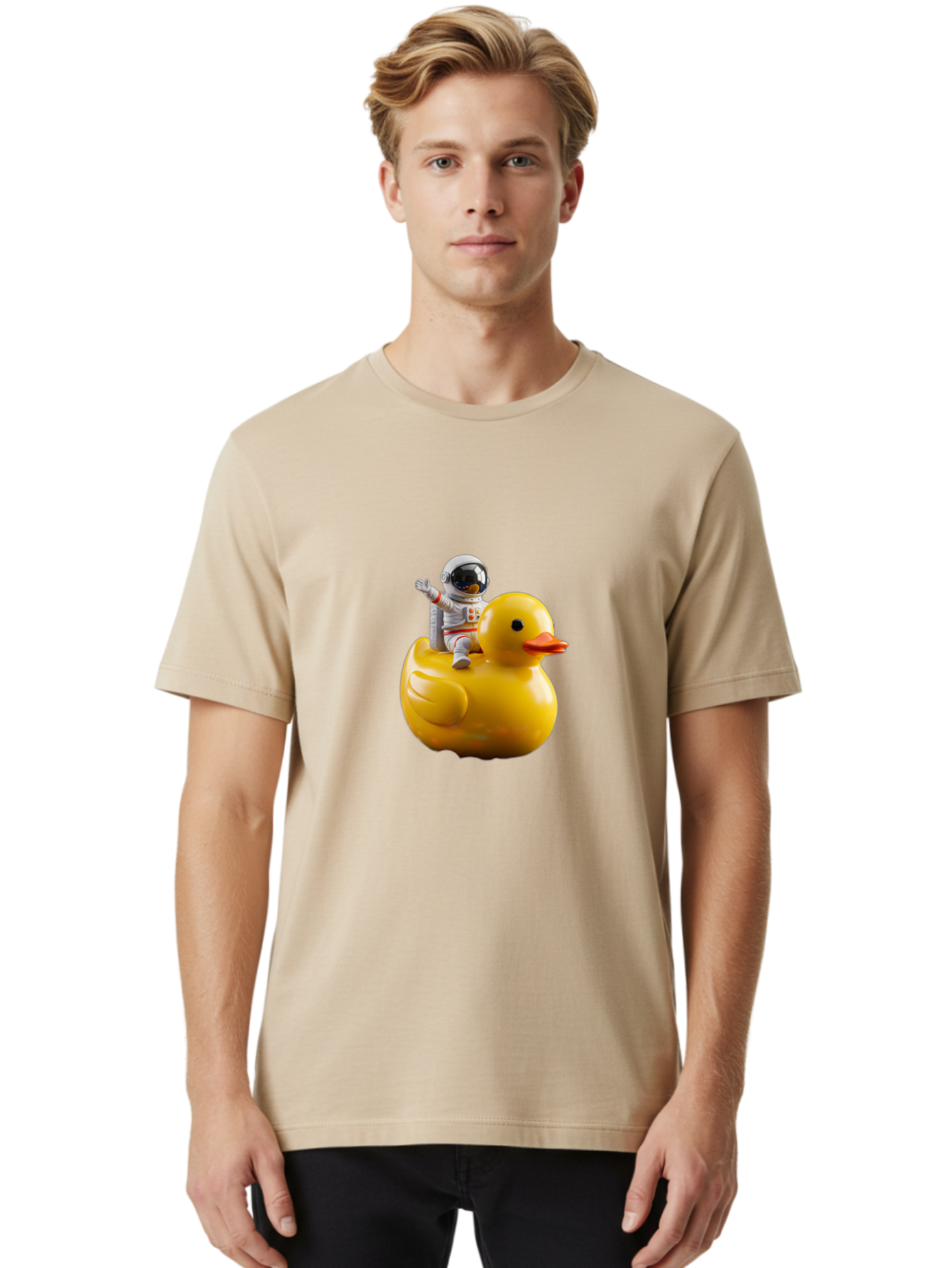 Astronaut-On-Duck Men'S Graphic Tee, 100% Cotton, Comfortable Casual Summer Wear, Machine Washable, Vintage Camera, Old Camera, Antique Camera, Black Camera, Classic Photography, Photography Equipment, Nostalgic Device, Film Camera, Camera Art Baj972