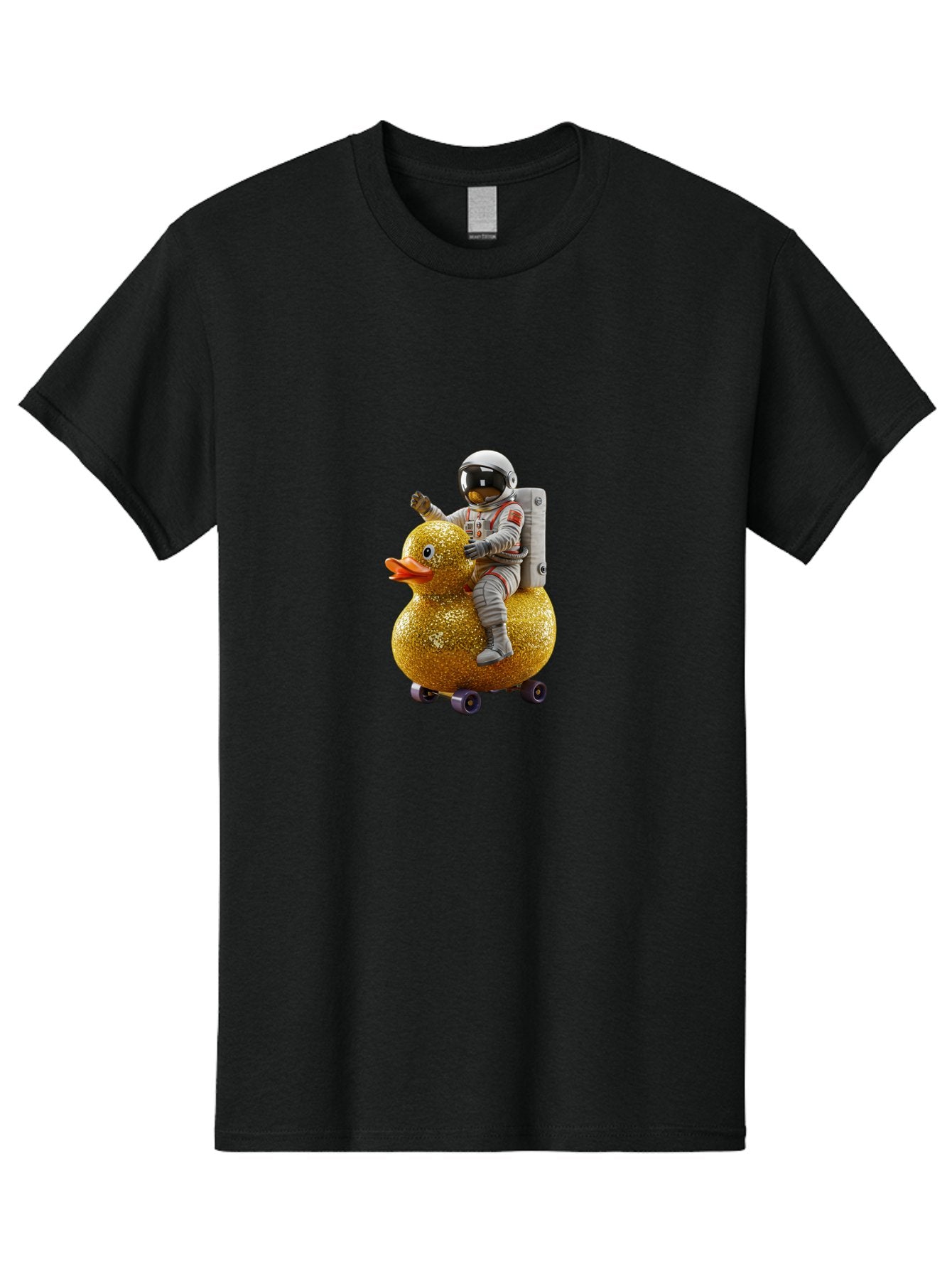 Astronaut-On-Gold-Duck Men'S Graphic Tee, 100% Cotton, Comfortable Casual Summer Wear, Machine Washable, Vintage Camera, Old Camera, Antique Camera, Black Camera, Classic Photography, Photography Equipment, Nostalgic Device, Film Camera, Baj973 11