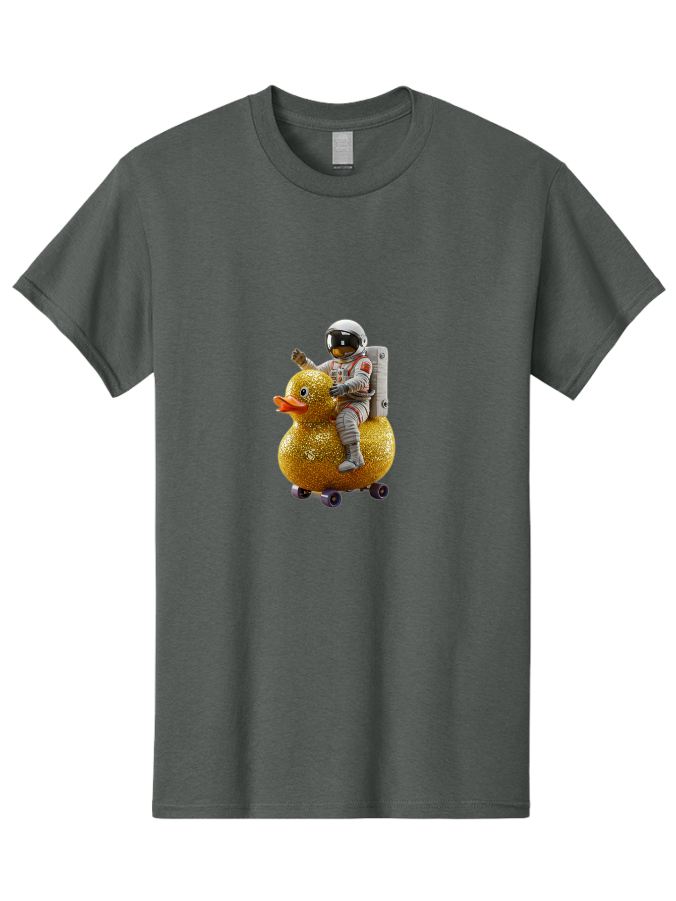 Astronaut-On-Gold-Duck Men'S Graphic Tee, 100% Cotton, Comfortable Casual Summer Wear, Machine Washable, Vintage Camera, Old Camera, Antique Camera, Black Camera, Classic Photography, Photography Equipment, Nostalgic Device, Film Camera, Baj973 23