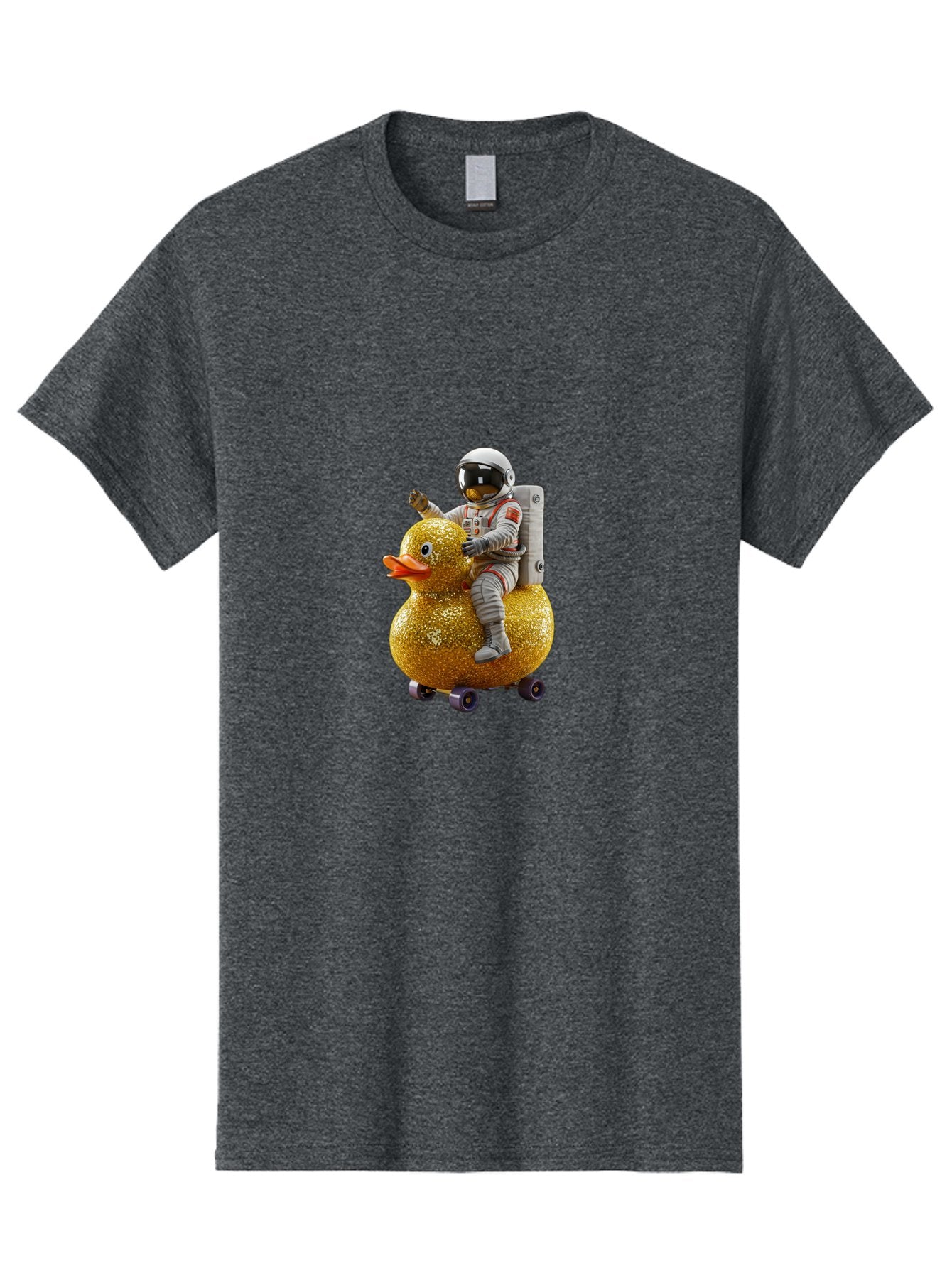 Astronaut-On-Gold-Duck Men'S Graphic Tee, 100% Cotton, Comfortable Casual Summer Wear, Machine Washable, Vintage Camera, Old Camera, Antique Camera, Black Camera, Classic Photography, Photography Equipment, Nostalgic Device, Film Camera, Baj973 8