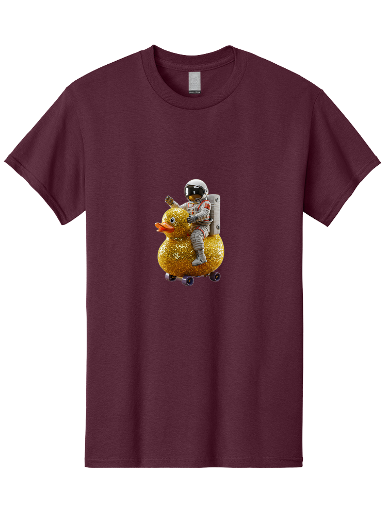 Astronaut-On-Gold-Duck Men'S Graphic Tee, 100% Cotton, Comfortable Casual Summer Wear, Machine Washable, Vintage Camera, Old Camera, Antique Camera, Black Camera, Classic Photography, Photography Equipment, Nostalgic Device, Film Camera, Baj973 21